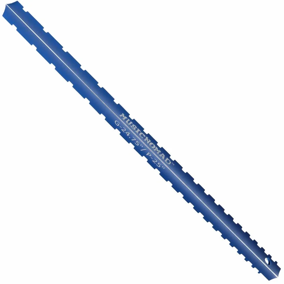 MusicNomad Tri-Beam 3'n 1 Dual Notched Straight Edge & Precision