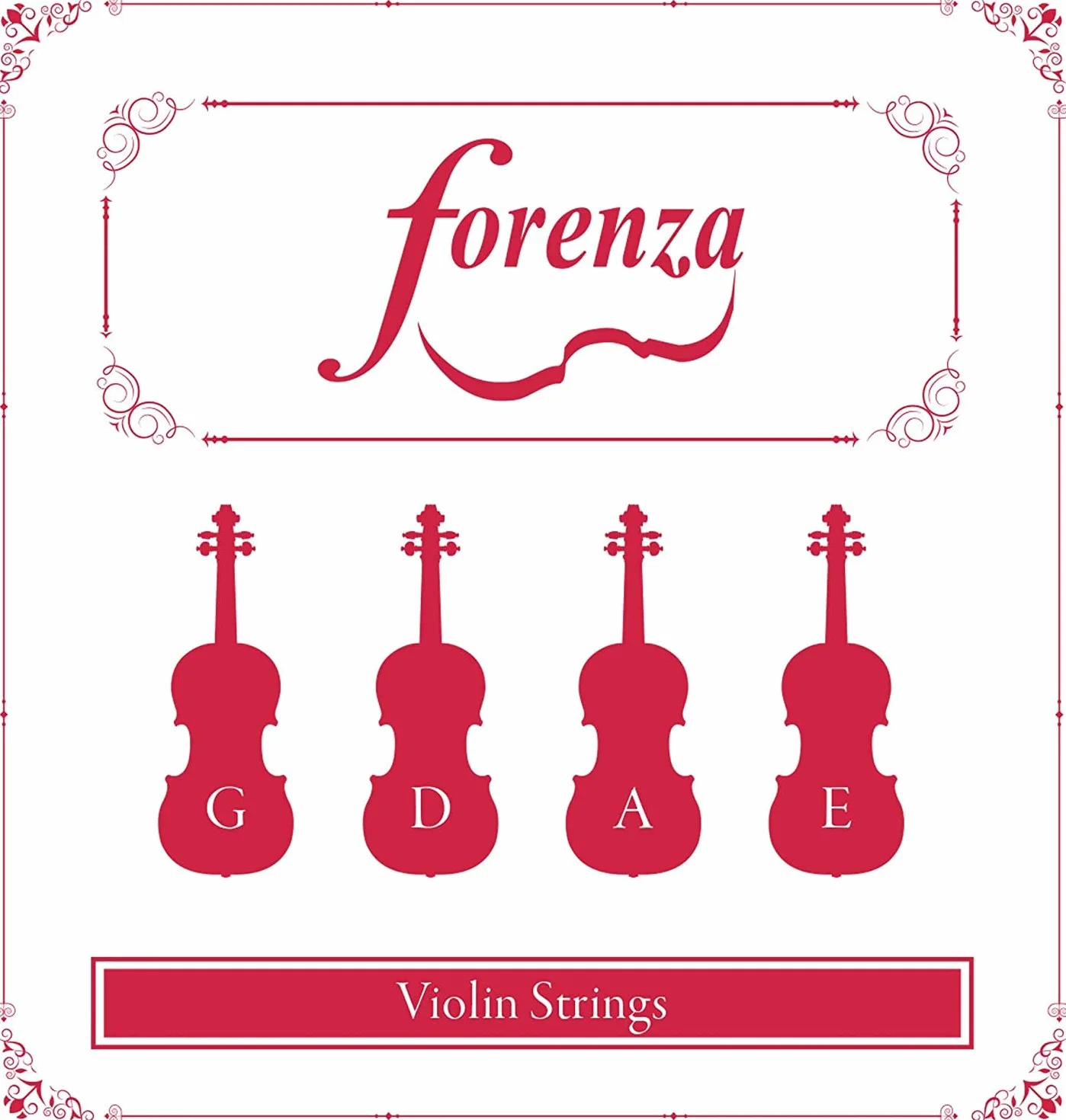 Set strun skrzypiec Forrenza - rozmiar 4/4 do 3/4