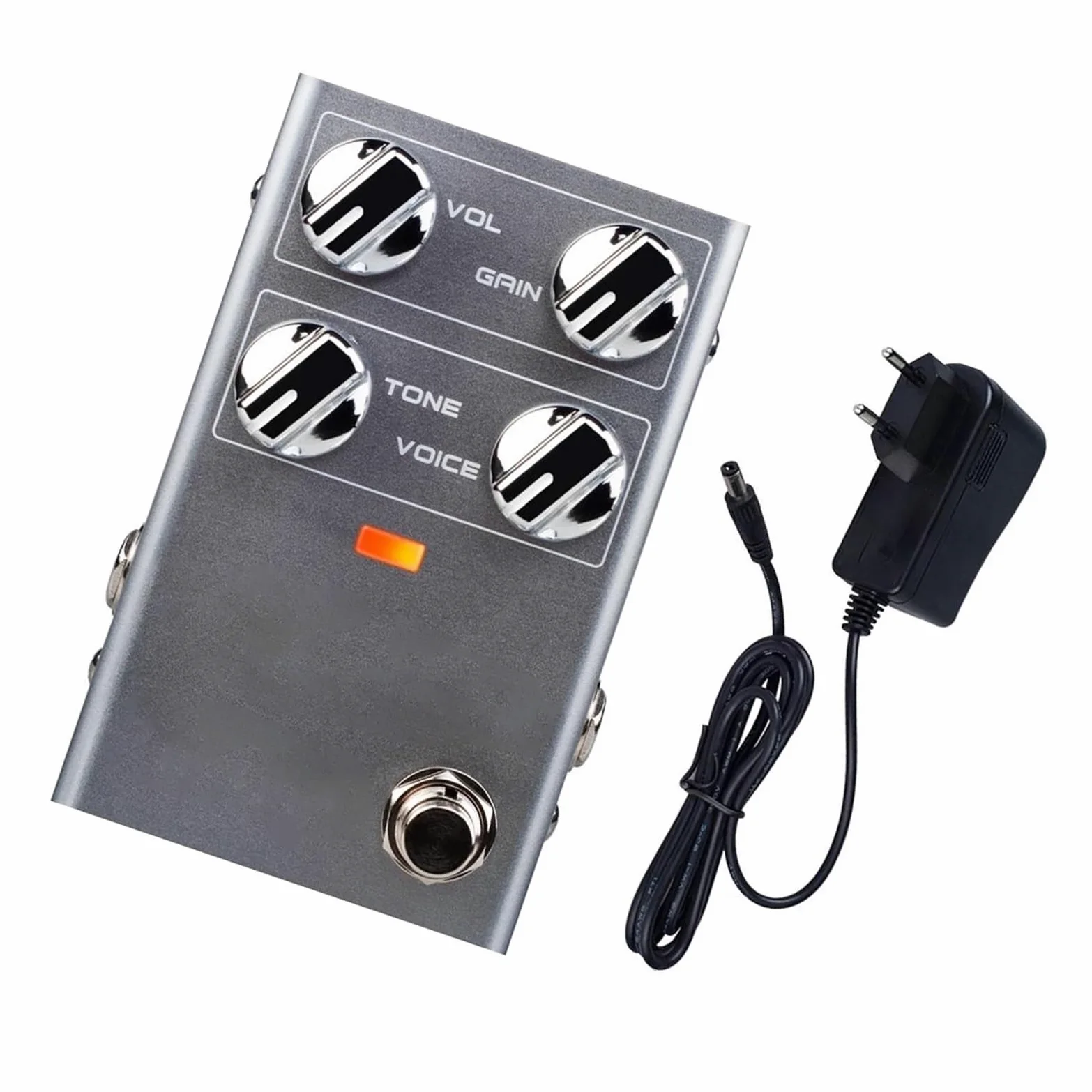 Efekt Gitarowy Overdrive Klasyczny Wzmacniacz Z Pokrętłem Sterującym(R02addadapter)