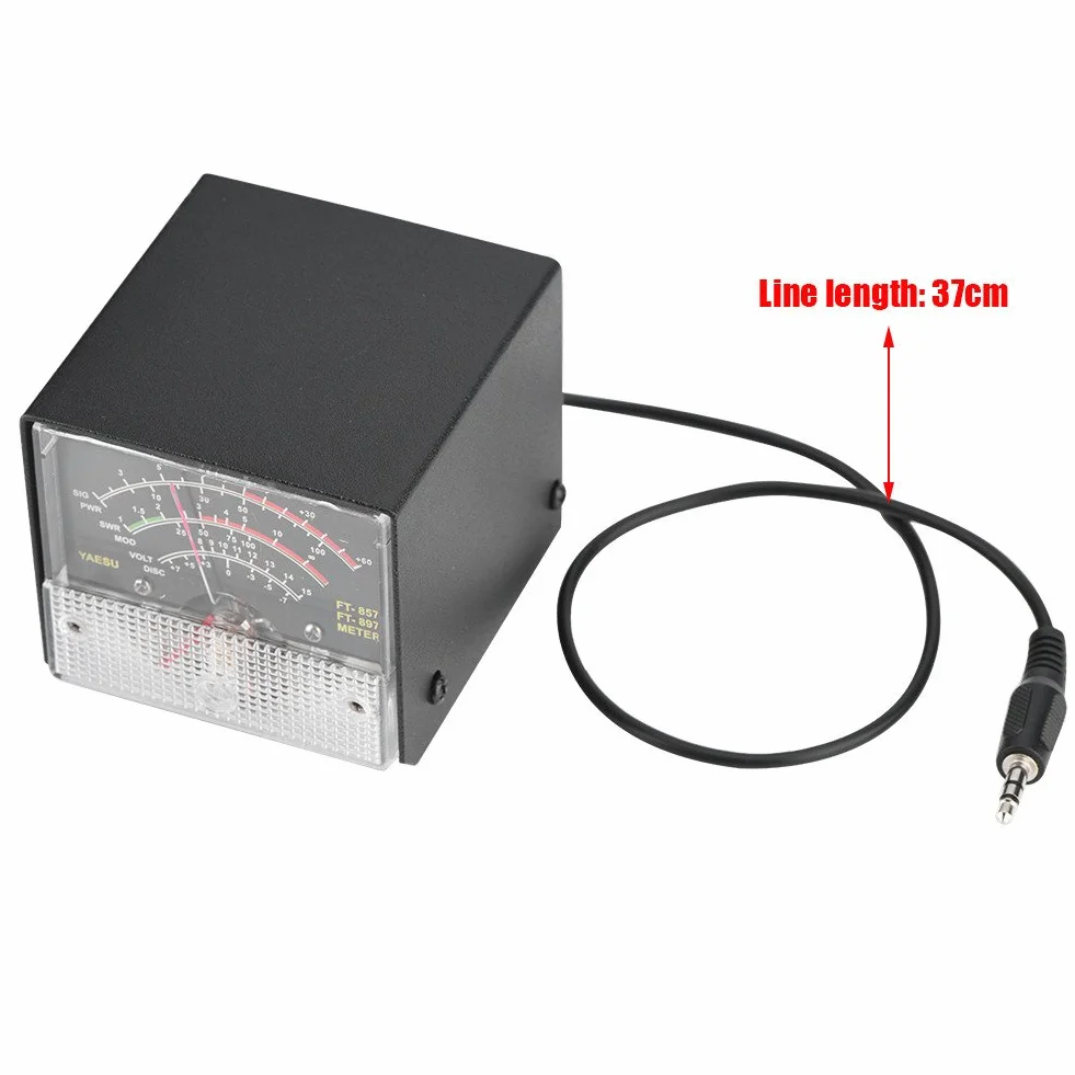 Tangxi Zewnętrzne urządzenia pomiarowe S-meter, automatyczna regulacja poziomu napięcia SWR Power Receive Display Meter do Yaesu FT-857/FT-897