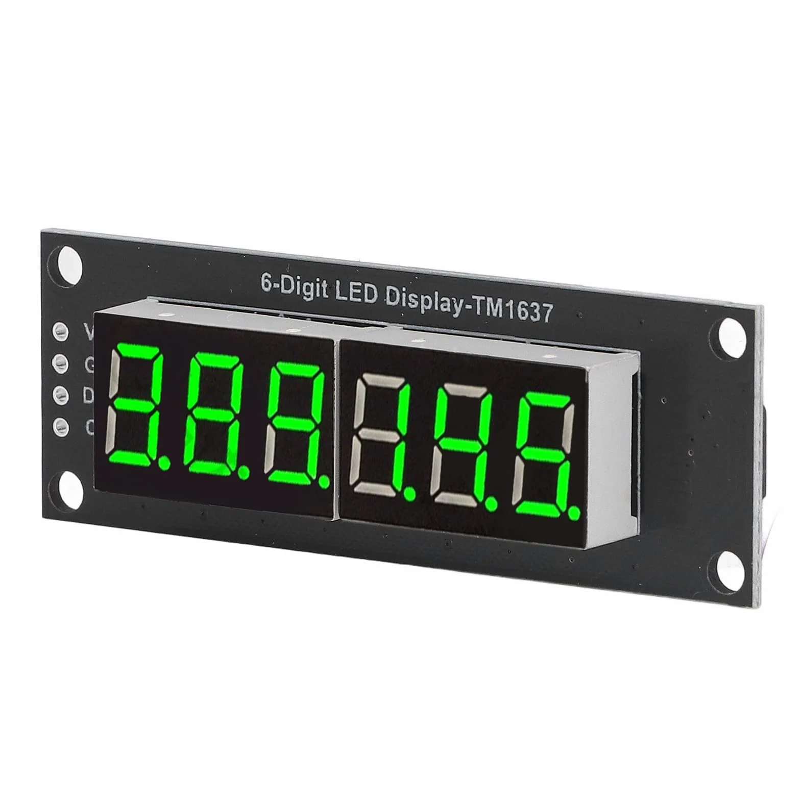 Cyfrowy zegar LED 6-bitowy 7-segmentowy TM1637 Clock Display Tube moduł 5 V