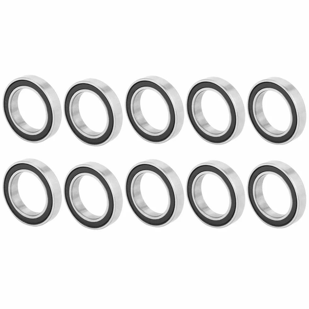 10 szt. łożyska kulkowe zwykłe 17 × 26 × 5 mm łożysko kulkowe 6803-2RS łożyska o dużej prędkości