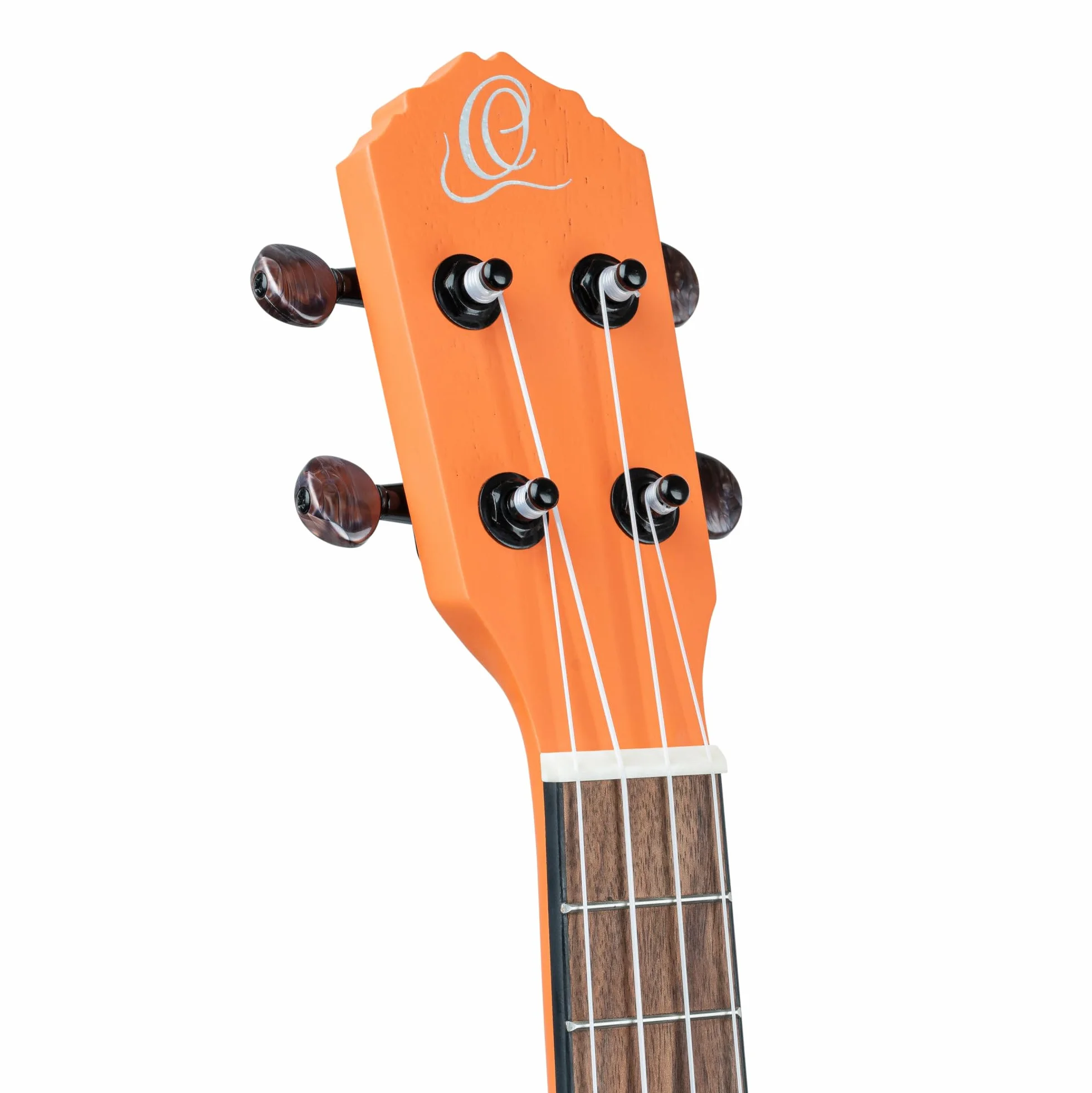 Ortega Guitars Elektro-akustyczne Ukulele Koncertowe – Seria Custom Built Edycja Halloween – Okoume, Kolor Pomarańczowy (RUHWCE)