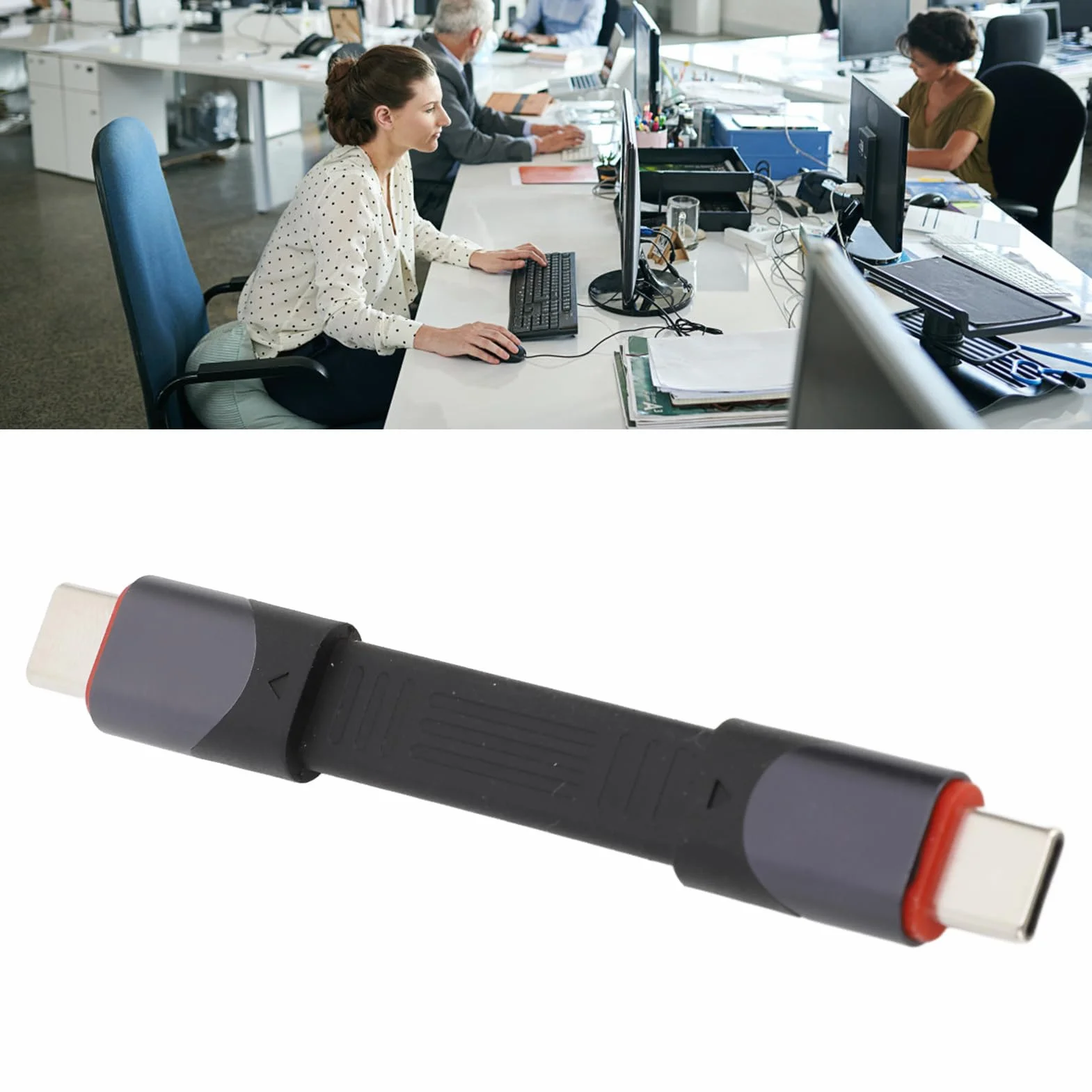 Kabel do Transmisji Danych USB 4.0, Przewód Męski na Męski Typu C do 4/3, Szybkie ładowanie PD60W, szybkość Transferu 40 Gb/s