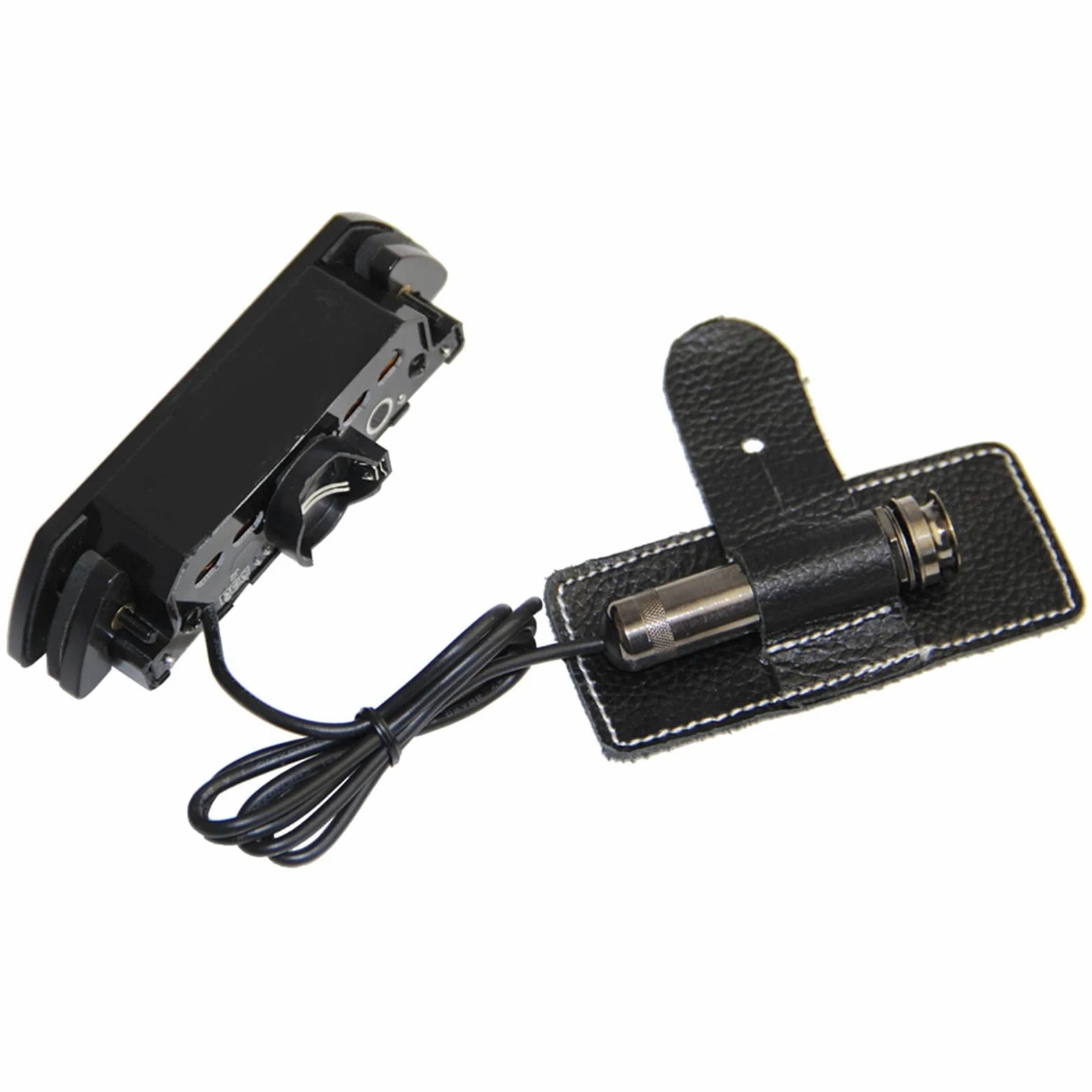 Guitar Soundhole Pickup System Przedwzmacniacza Gitarowego Podwójny System Przetworników Cewka Z Mikrofonem Uchwyt Na Gitarę Wymiana przetwornika gitary