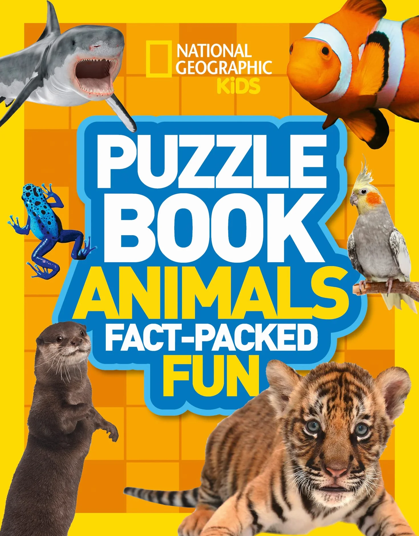 Puzzle Book Animals: Brain-tickling quizzes, sudokus, crosswords and wordsearches
