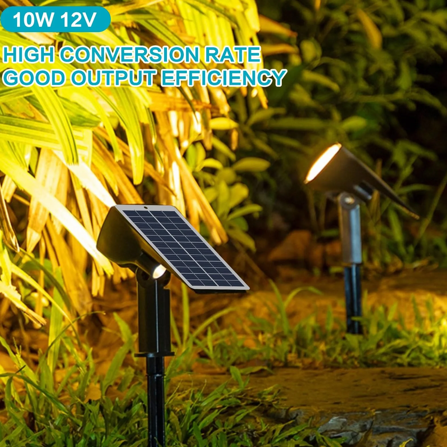 DEWIN Mini panel słoneczny, 5 W, przenośny polikrystaliczny panel słoneczny 12 V, ogniwa słoneczne, ładowarka do akumulatora DC 5,5 V, przyłącze do balkonu ogrodowego na zewnątrz, lampa solarna do