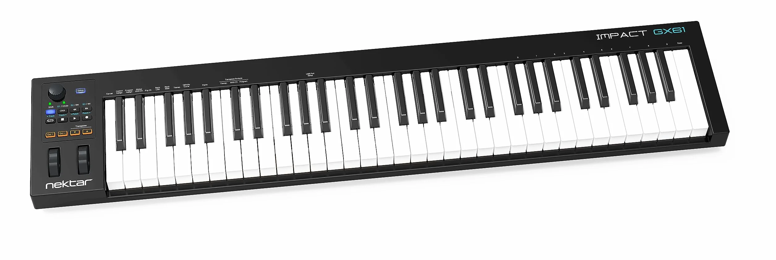 Nektar GX61 USB MIDI Keyboard, Czarny, 61 Klawiszy