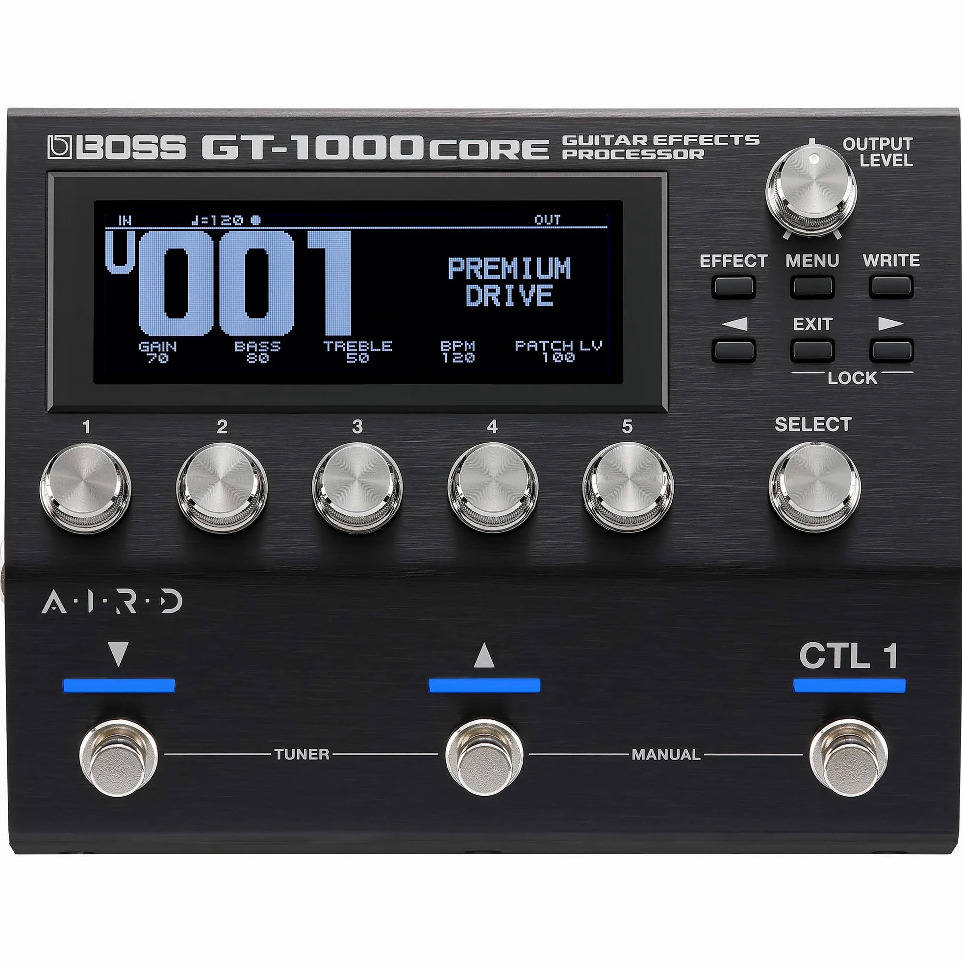 BOSS GT-1000CORE | Kompaktowy Procesor Efektów Gitarowych | Najlepsza Swojej Klasie Jakość Dźwięku | Ultra-Wszechstronne Wzmacniacze Gitarowe Wykonane w Technologii AIRD