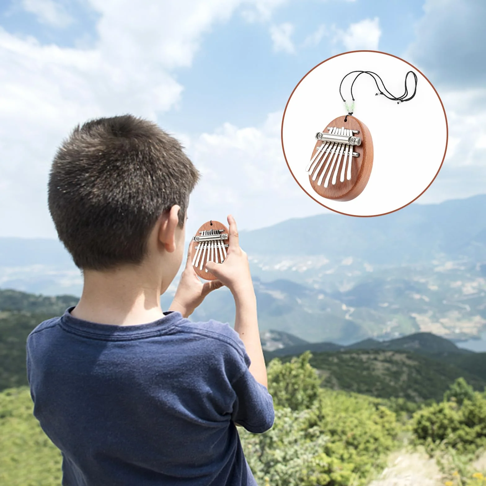 Mini kalimba, 8 klawiszy kalimba Thumb Piano, pianino kalimba, przenośne, mini kalimba dla dzieci, mini kalimba pianino na kciuk, dla początkujących dzieci