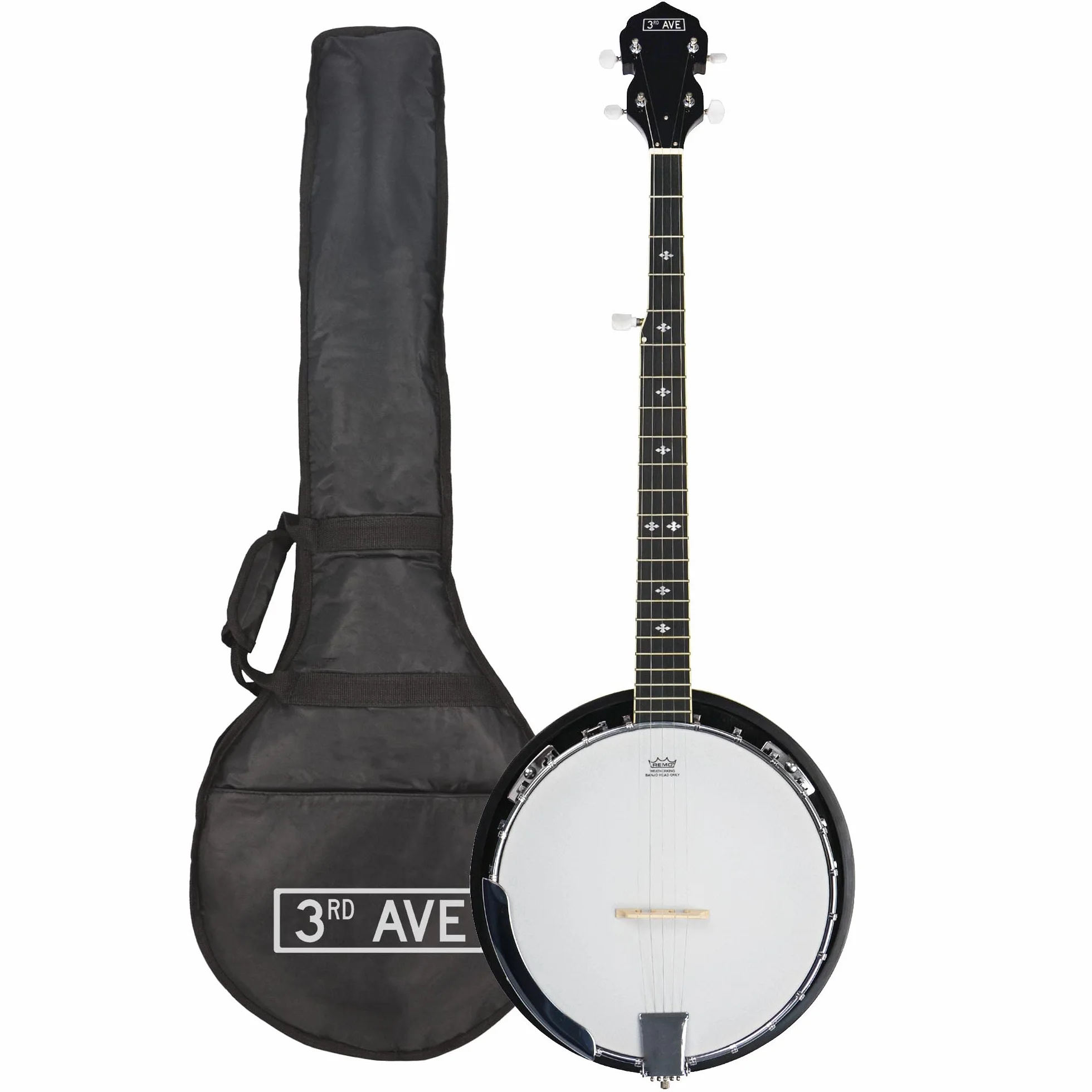 3rd Avenue Rocket Series Western 5 String Banjo