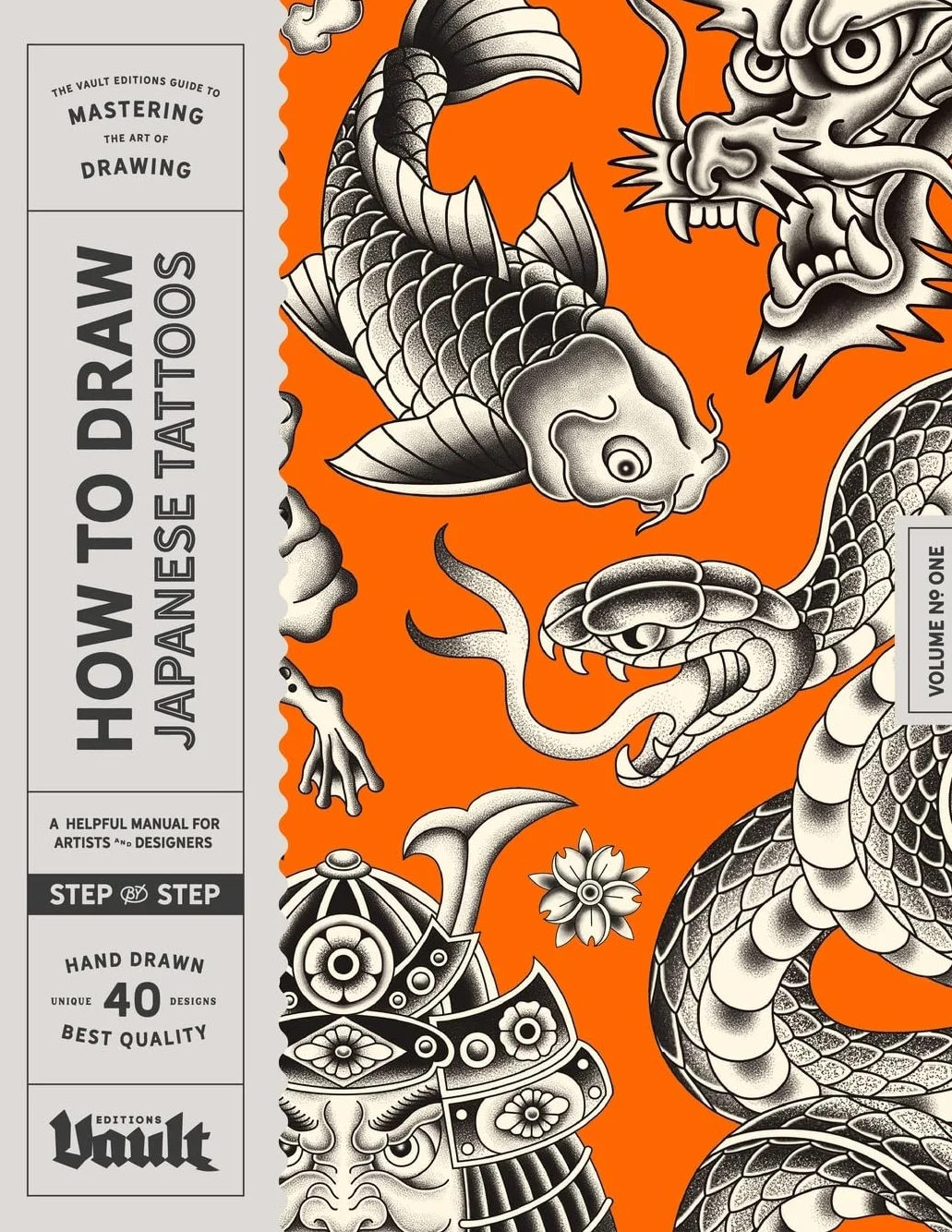 How to Draw Japanese Tattoos: A Step-By-Step Guide to Drawing Traditional Japanese Tattoo Designs for Beginners and Experienced Artists