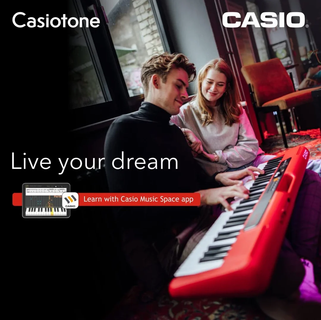 Casio CT-S200 Casiotone (Red) - Keyboard