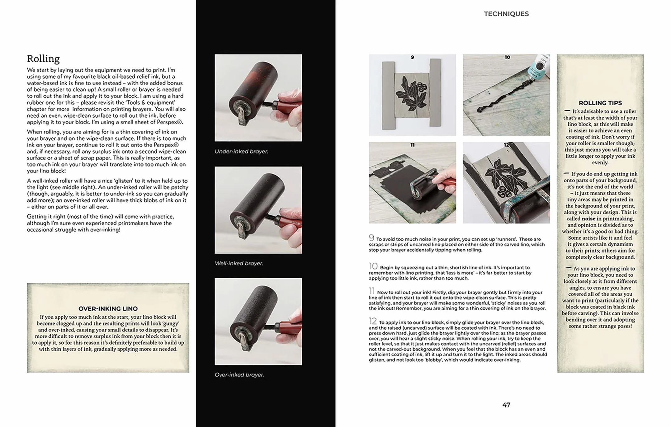 Nature Imprinted: A Complete Guide to Lino Printing, with 10 Nature Inspired Designs