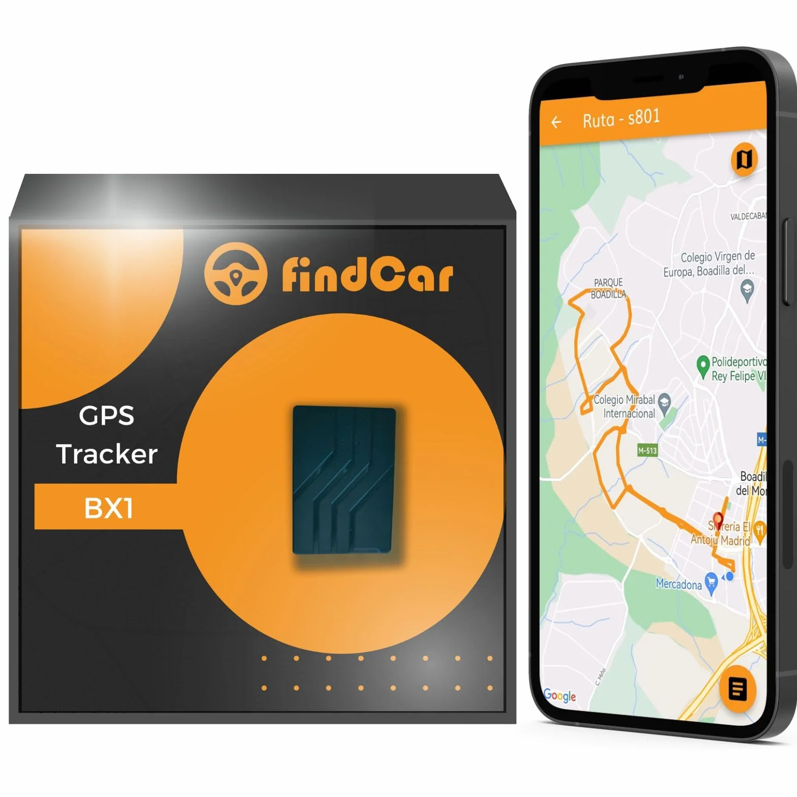 BX1 Mini lokalizator GPS do samochodów, rowerów i innych pojazdów, lokalizacja w czasie rzeczywistym | | Akumulator 1000 mAh | Nadwyżka prędkości, ochrona przed kradzieżą i geofencing (1000