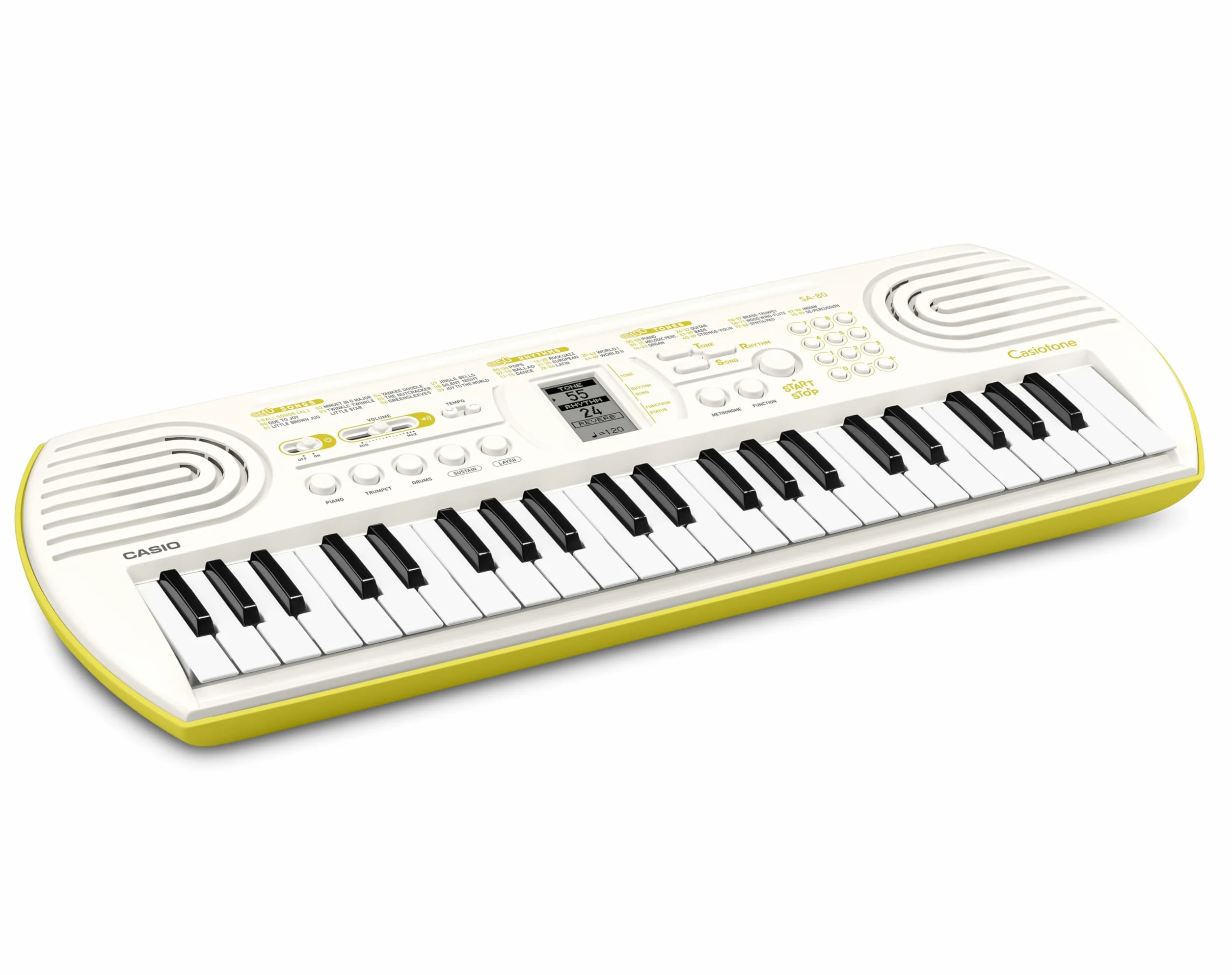 Casio SA-80 Keyboard biało-zielony