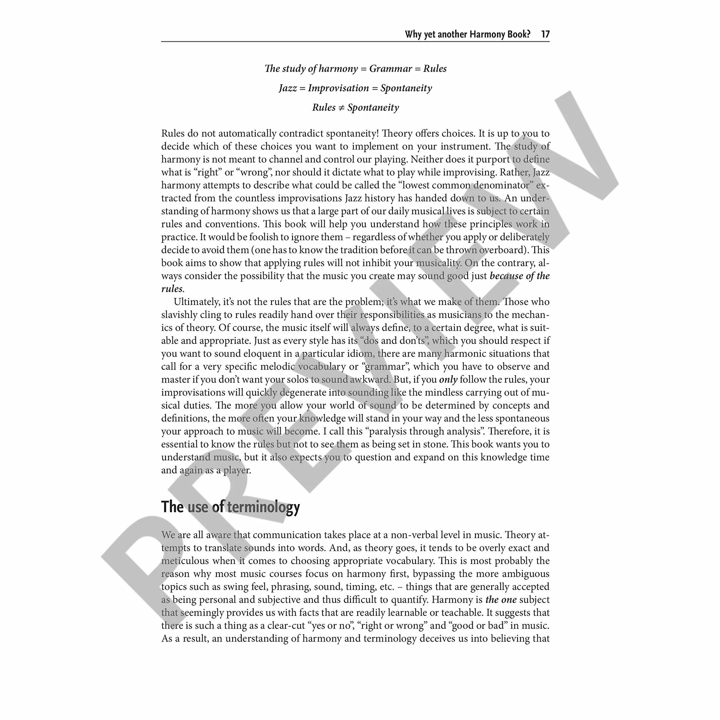 Jazz Harmony: Think - Listen - Play: A Practical Approach