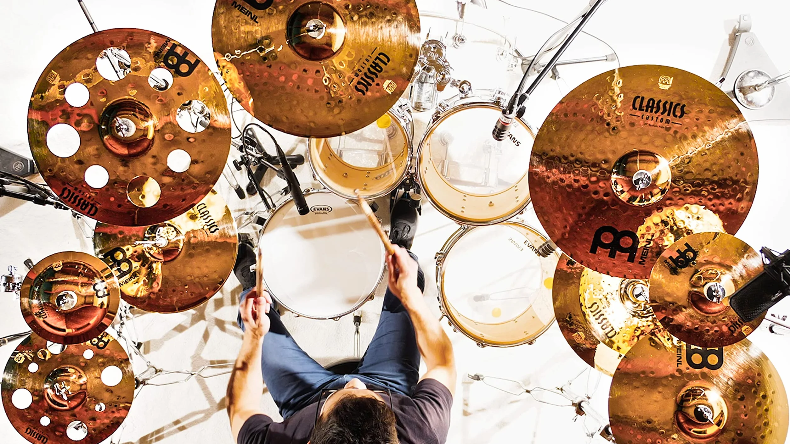 Meinl Cymbals CC18CH-B Classics Custom Serie 45,72 cm (18 cali) Chiny Brilliant Finish umywalka