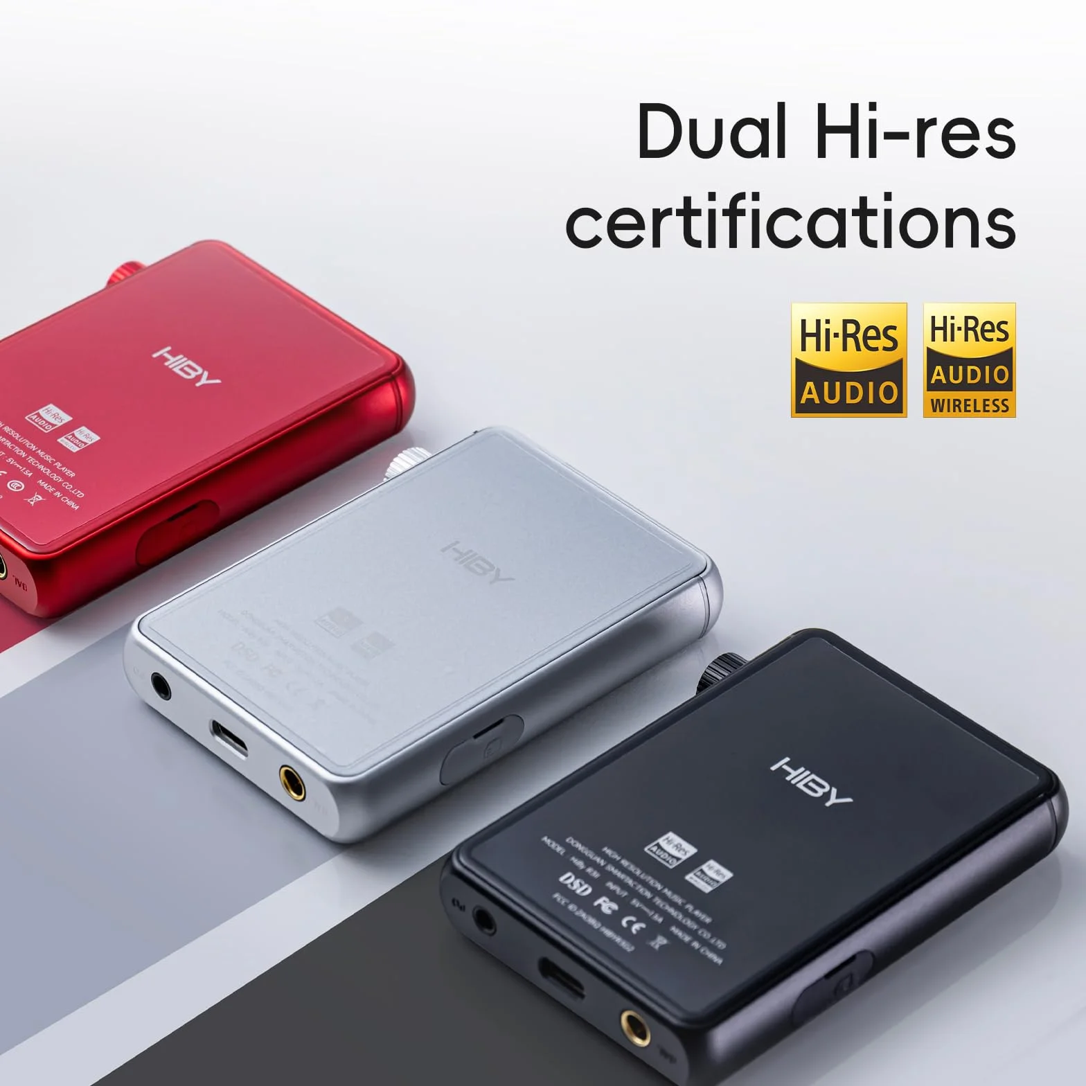 HiBy R3 II 2025 odtwarzacz Hi-Res Audio - podwójne chipy DAC, dekodowanie MQA, odtwarzacz Qobuz/Tidal z Bluetooth 5.1, porty 3.5mm SE/4.4mm BAL | Możliwość rozszerzenia pamięci do 2TB