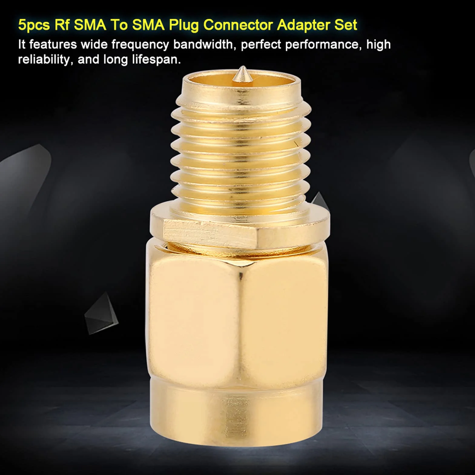 5 sztuk terminatorów koncentrycznych SMA Plug to RP-SMA RF 50ohm Coaxial Plug Adapter Set