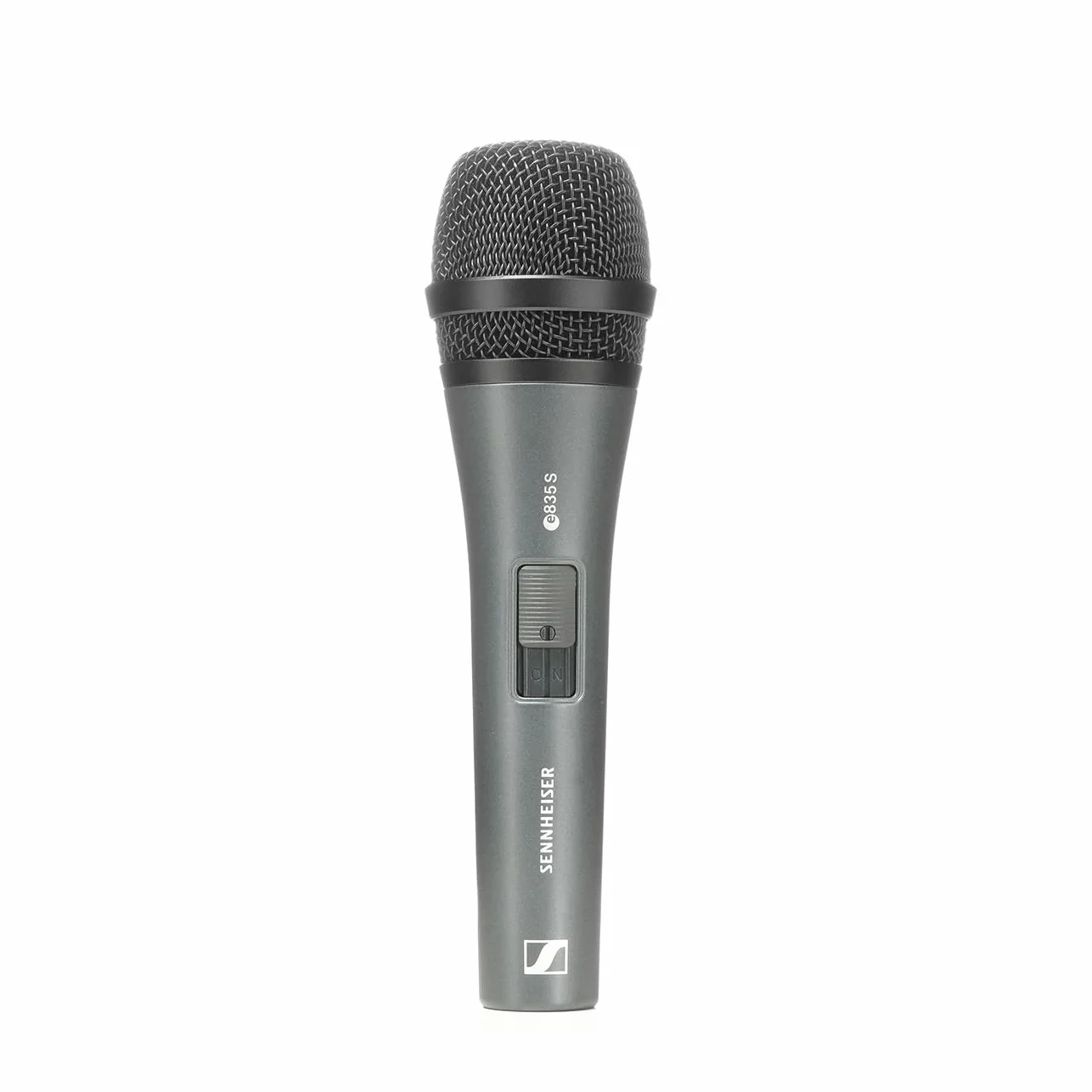 Sennheiser E 835 S kardioidalny mikrofon dynamiczny/efekt zbliżeniowy z bezgłośnym i zamykanym włącznikiem wł./wył