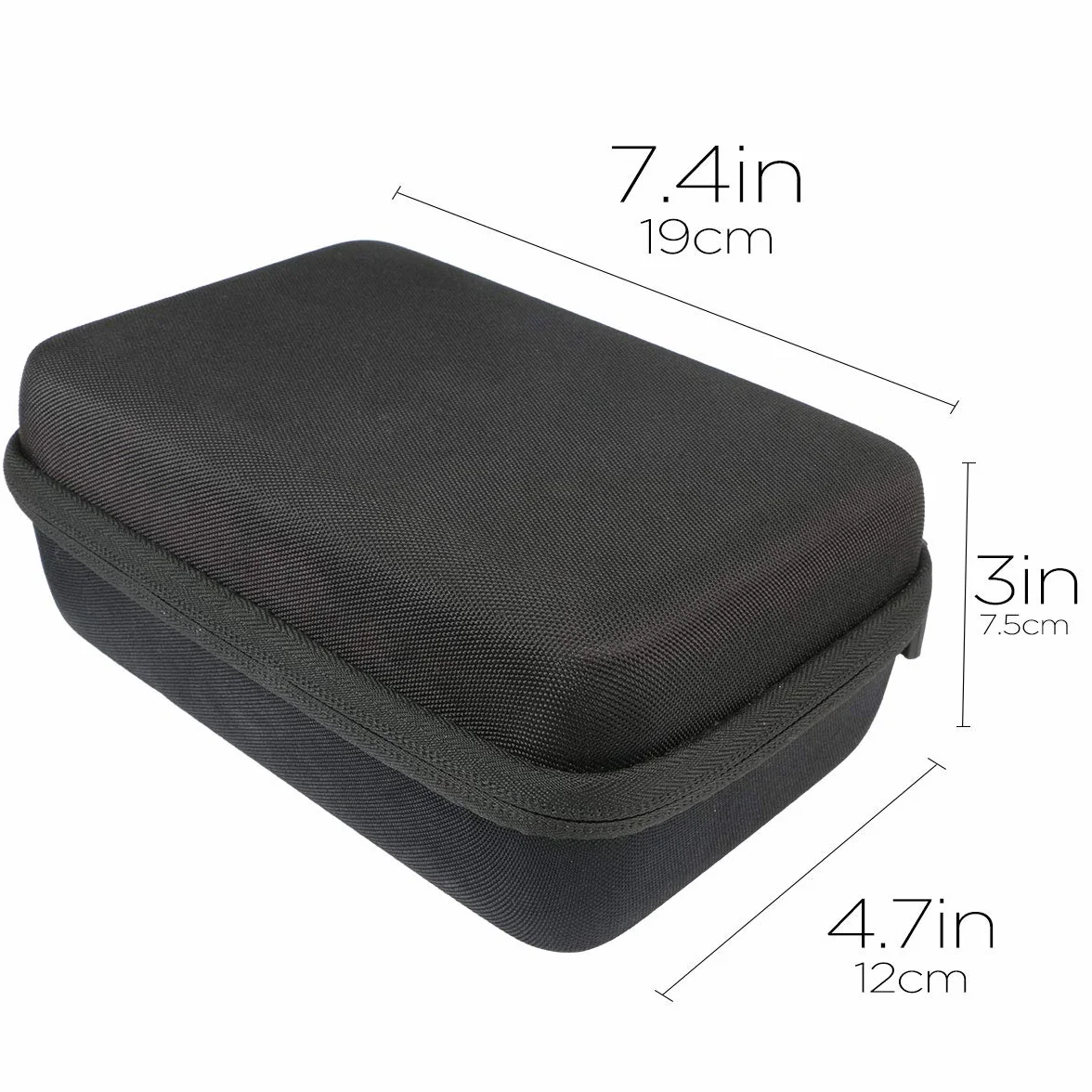 co2CREA Twardy futerał podróżny do 2i2 (2. generacji) USB Audio Interfejs Twarda torba do przechowywania EVA