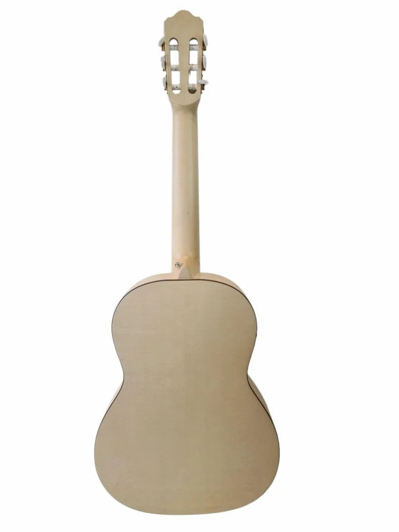 Gitara koncertowa z litego drewna 4/4 Pro Natura GS100 świerk klon Fishman Pre-Amp Tuner, akustyczna gitara elektryczna z torbą Gigbag i paskiem, menzura 650 mm, ciepły dźwięk, jedwabisty matowy