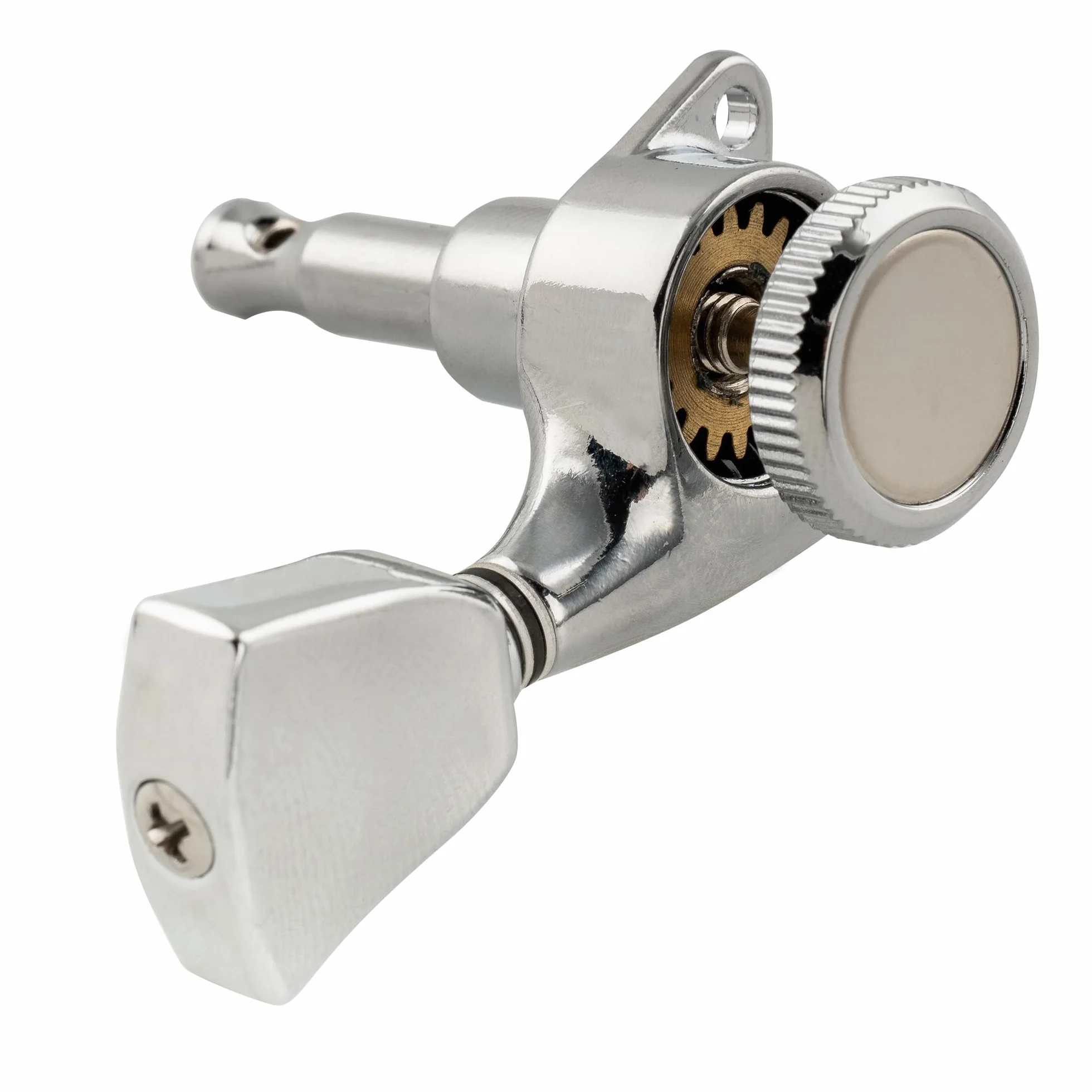 Musiclily Pro 3L3R Blokujące Klucze Gitarowe Locking Tuners do Gitary Elektrycznej Akustycznej LP SG, Chrom