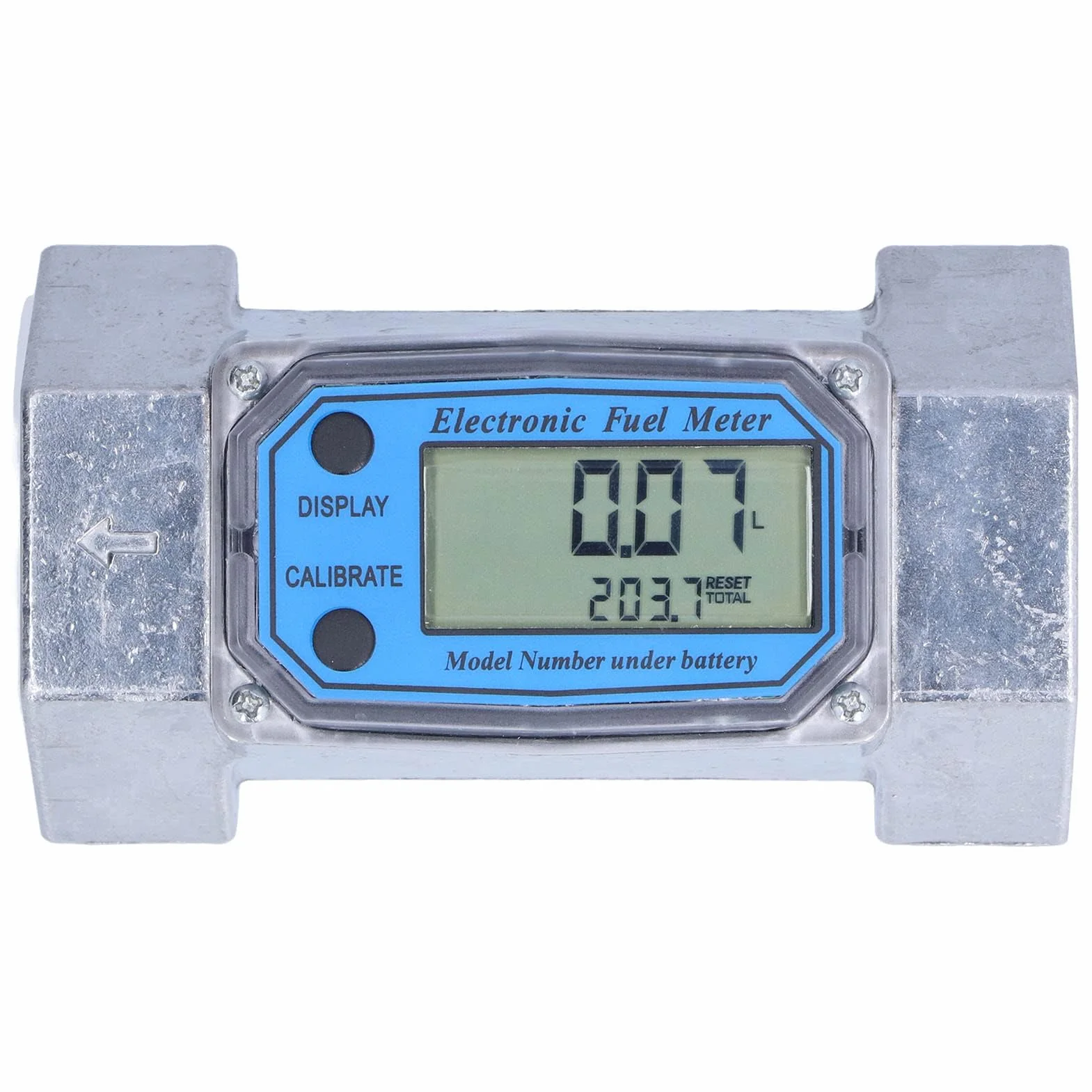 Przepływomierz Turbiny Elektroniczny Cyfrowy Przepływomierz 2in 2.3V-3.3V Przepływomierz Paliwa Płynnego Wody i Oleju Gazowego LLW-50 dla Medycyny Naftowej