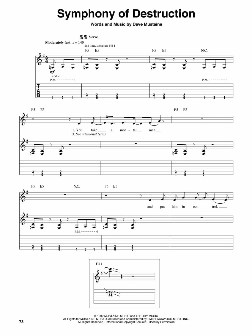 Megadeth guitare +cd: Guitar Play-Along Volume 129