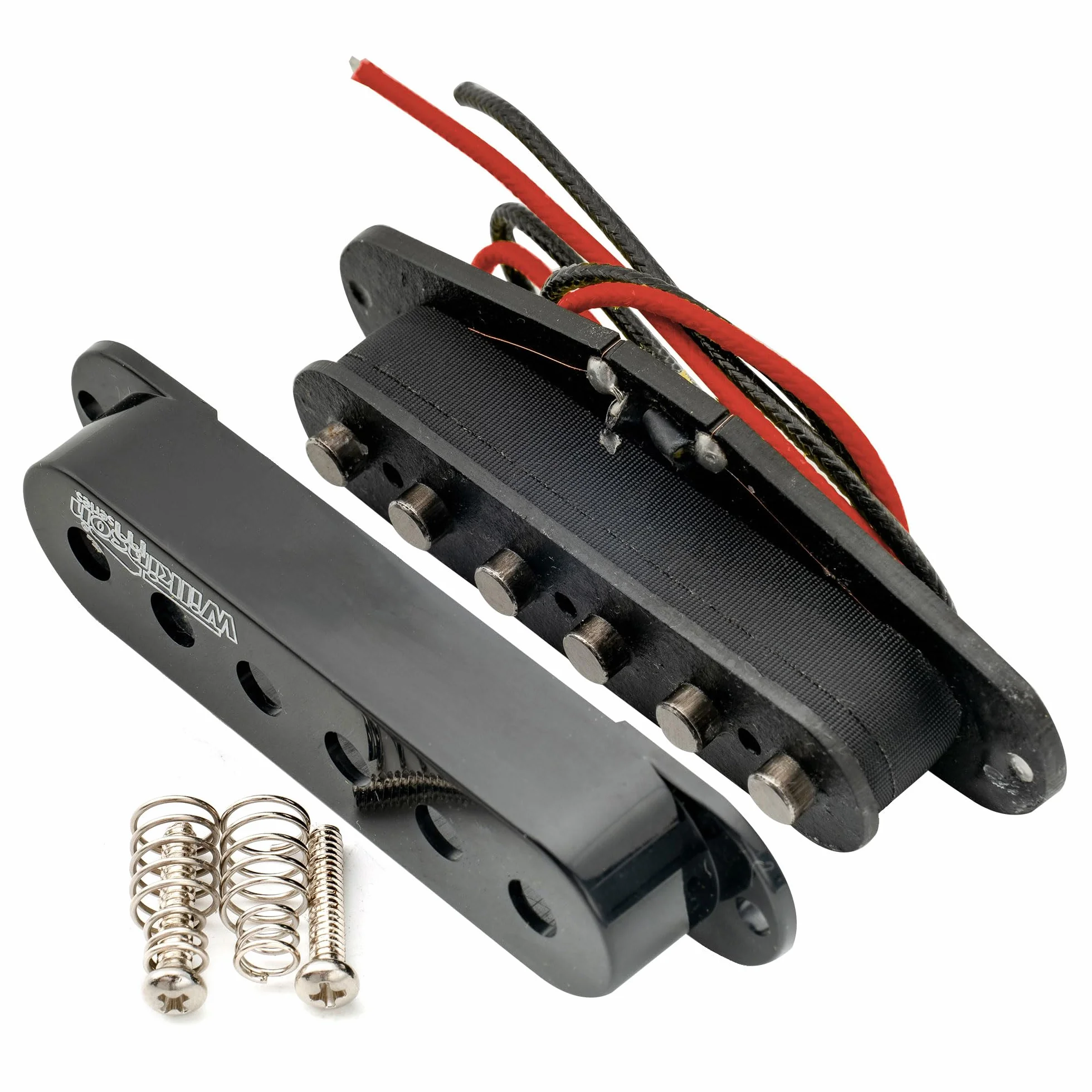 Wilkinson Seria M High Output Alnico 5 Przetwornik Single Coil Strat Middle do Gitary Elektrycznej Stratocaster, Czarny