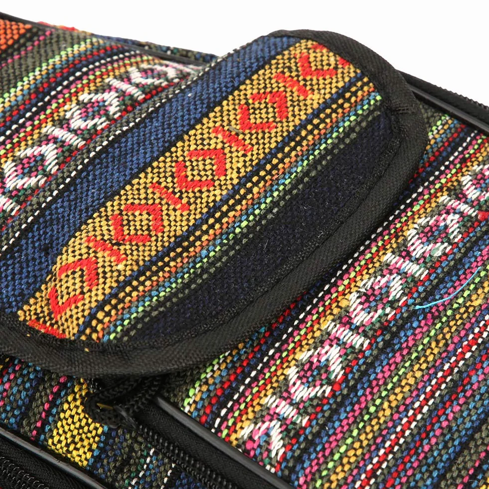 RiToEasysports Torba na ukulele koncertowe etui na ukulele, wbudowana, pogrubiona bawełna z paskami tylnymi i bocznymi na 4 struny, ukulele, akcesoria do instrumentów muzycznych