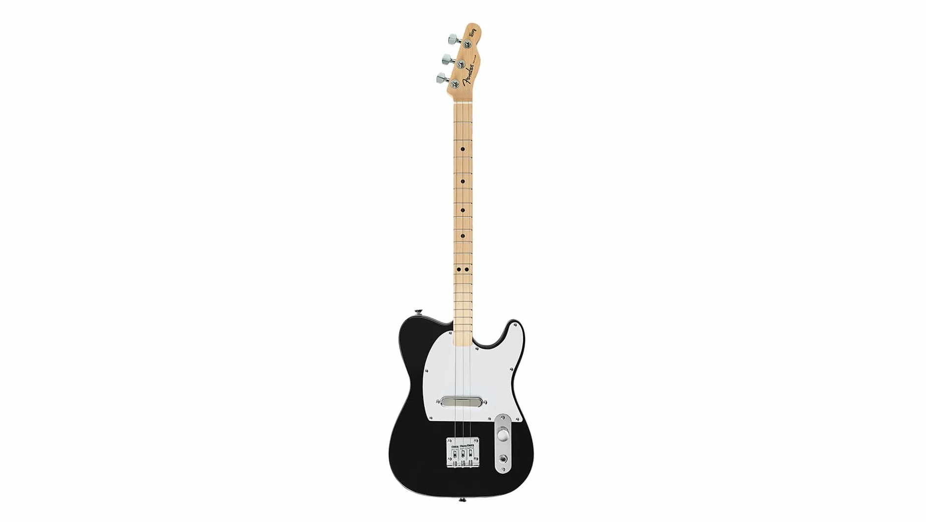 Fender x Loog Telecaster dziecięca gitara elektryczna 3 struny zestaw dla początkujących (czarny)