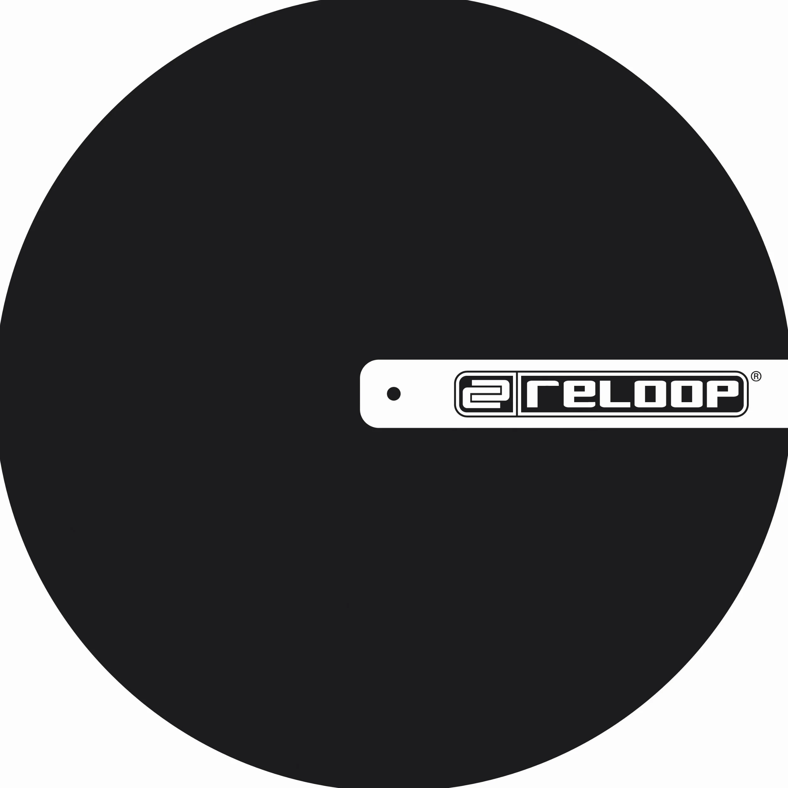 Reloop Logo Slipmat – wykonane z wysokiej jakości filcu, czarne, AMS-SLIPMAT-RELOOP