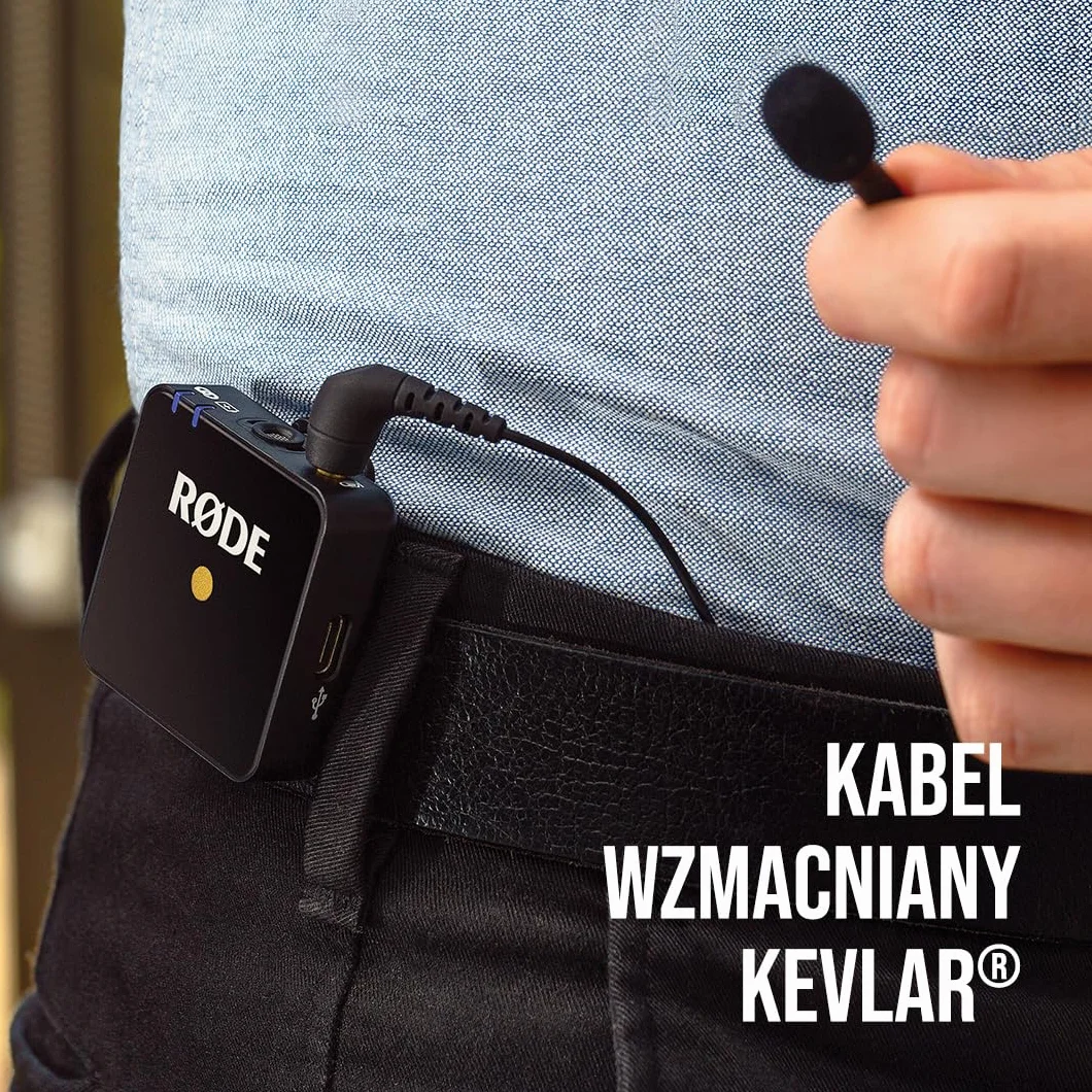 RØDE Microphones LAVGO Lavalier GO Profesjonalny Mikrofon do Noszenia, Czarny