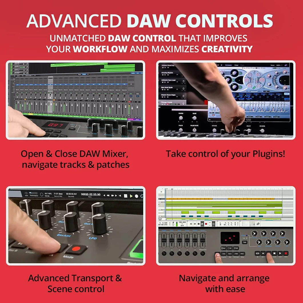Nektar Impact LX61+ kontroler klawiatury USB MIDI z integracją DAW