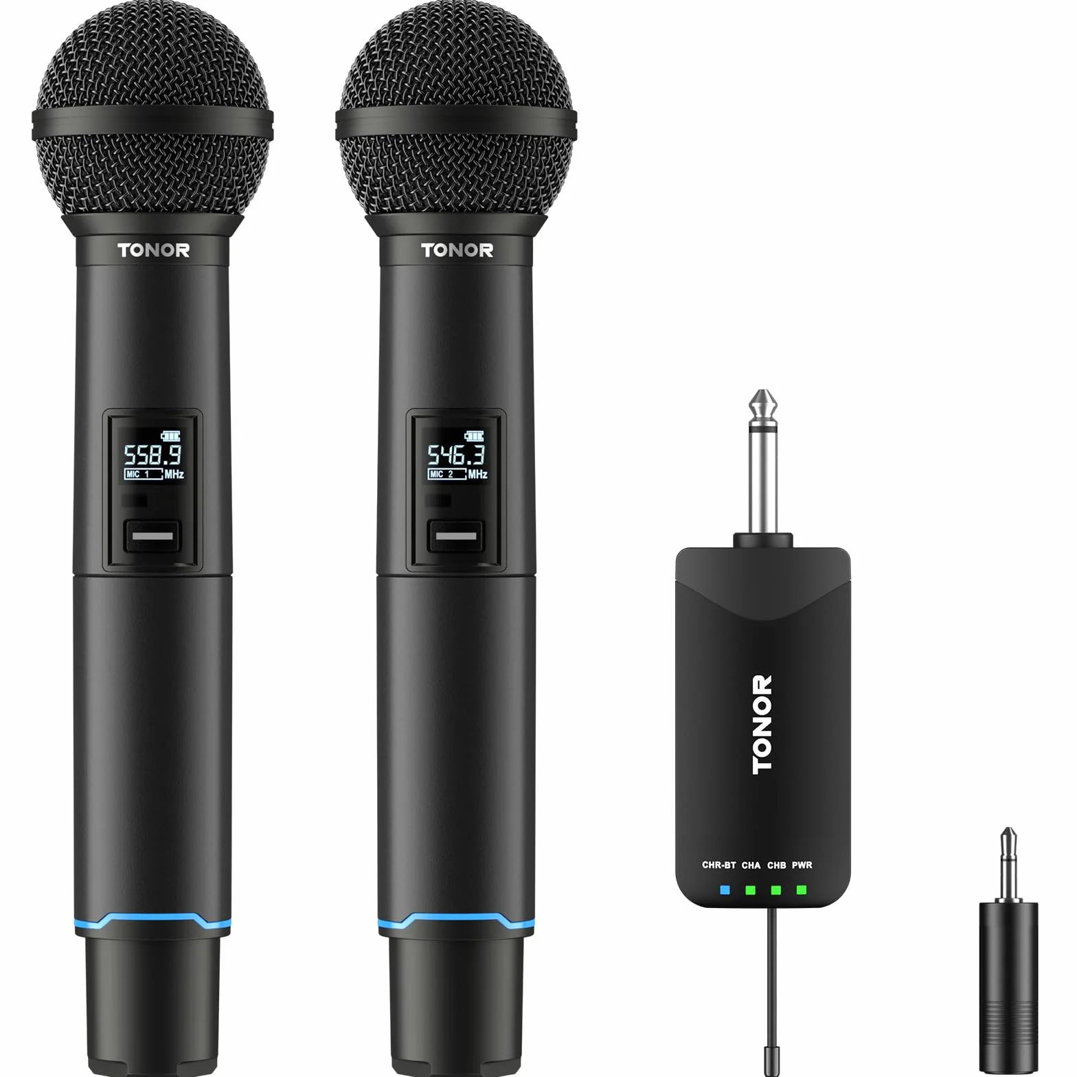 TONOR TW720 Bezprzewodowy Mikrofon Dynamiczny, Bluetooth, 2x25 UHF, 100 m