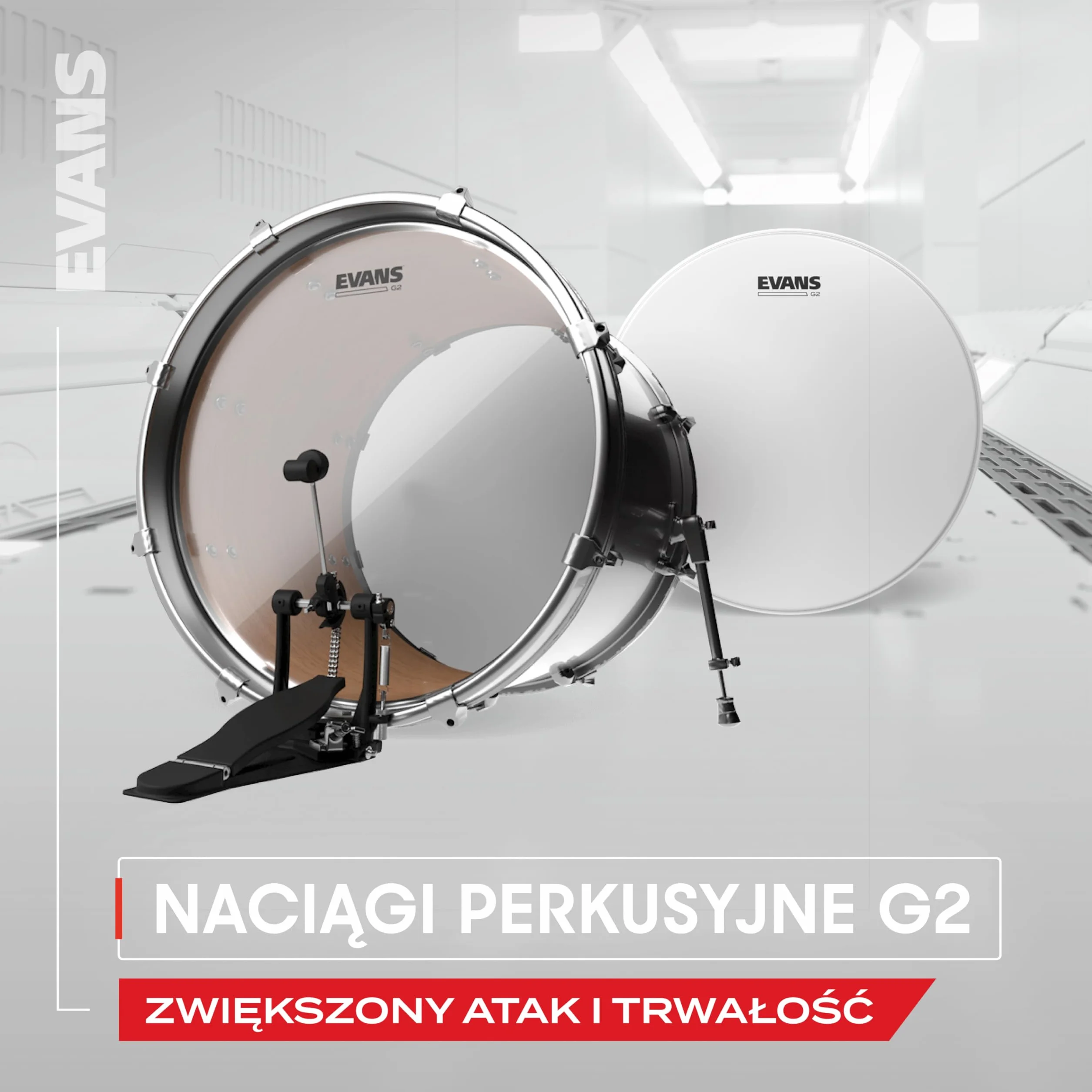 Evans G2 Coated 16", B16G2, Tom Batter - Głowica Tom