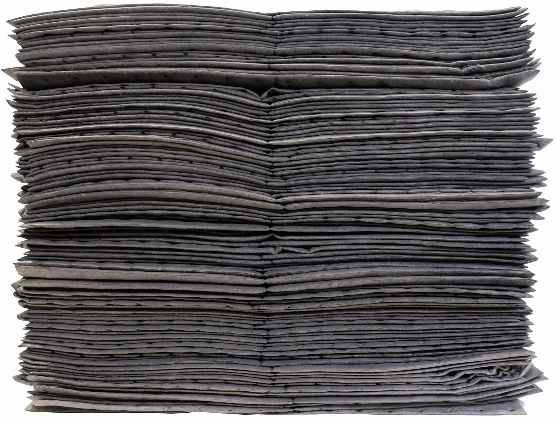 Oil-Dri L90902 15" W x 19" L Universal Heavy Weight Bonded Perforated Pads (100 Mats/Box)