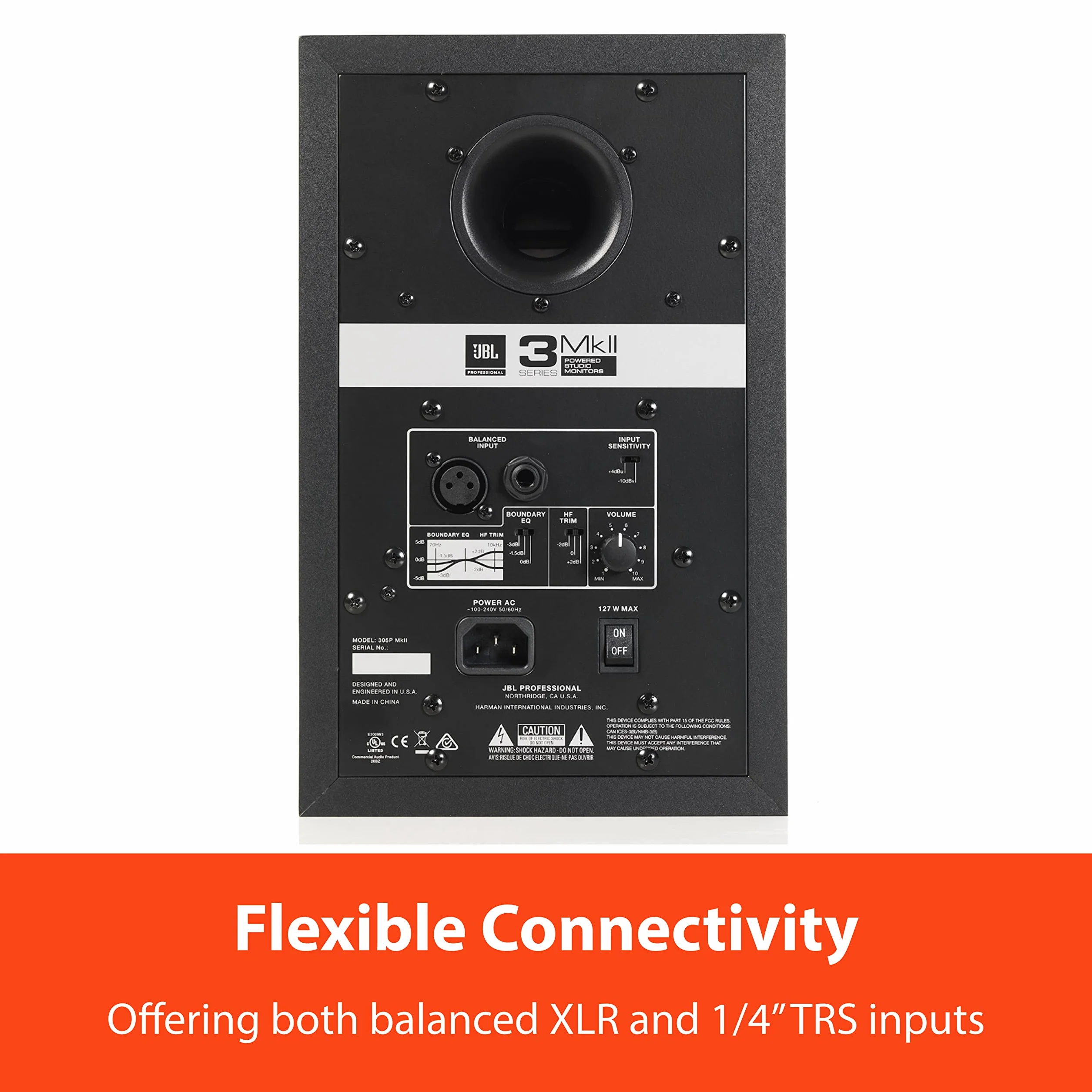 JBL 305P MKII Active Studio Monitor 5-calowy głośnik niskotonowy
