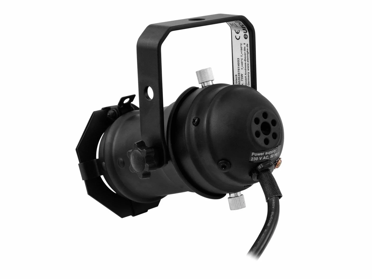 Eurolite PAR-16 Spot 230V black - Oświetlenie podłogowe PAR