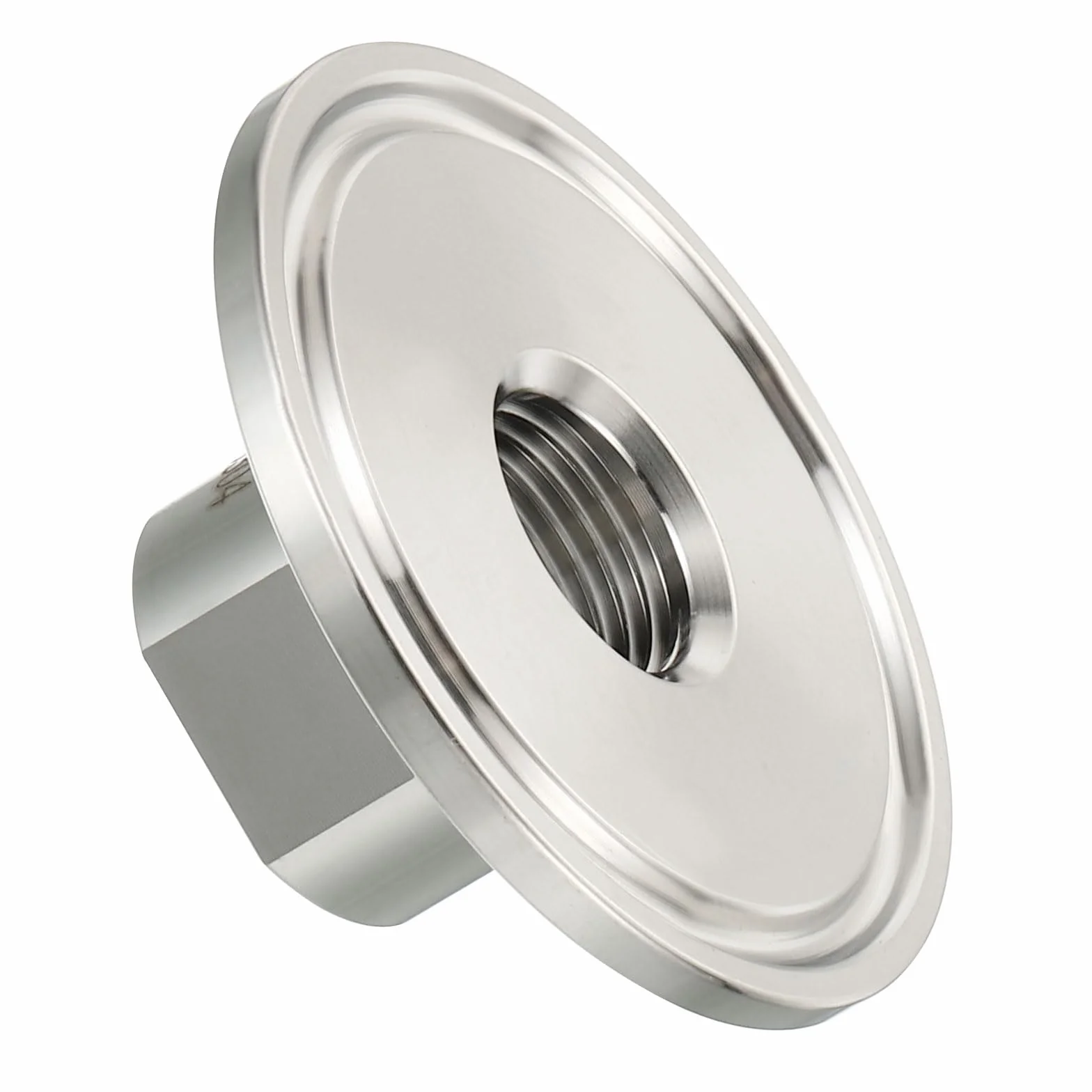 PATIKIL Adapter 1,5 cala TC Tri Clamp, złączki Tri-Clover do NPT 3/8" adapter z gwintem żeńskim 304 stal nierdzewna 304 do zastosowań mlecznych