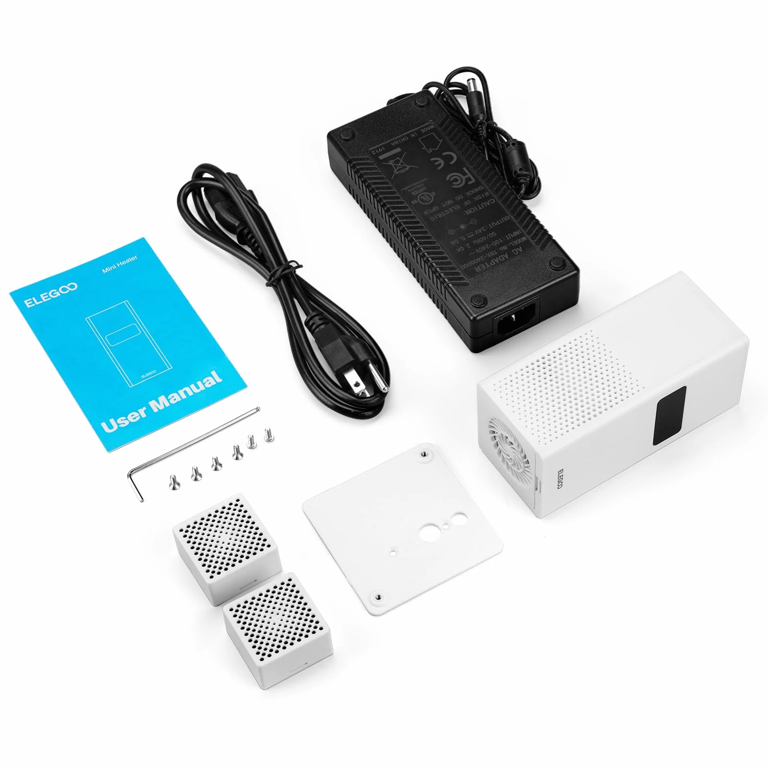 ELEGOO Smart Mini ogrzewanie do drukarek 3D na żywicę, inteligentna regulacja temperatury i wbudowany filtr powietrza, termostat grzewczy do drukarki 3D, kompatybilny z większością drukarek 3D MSLA