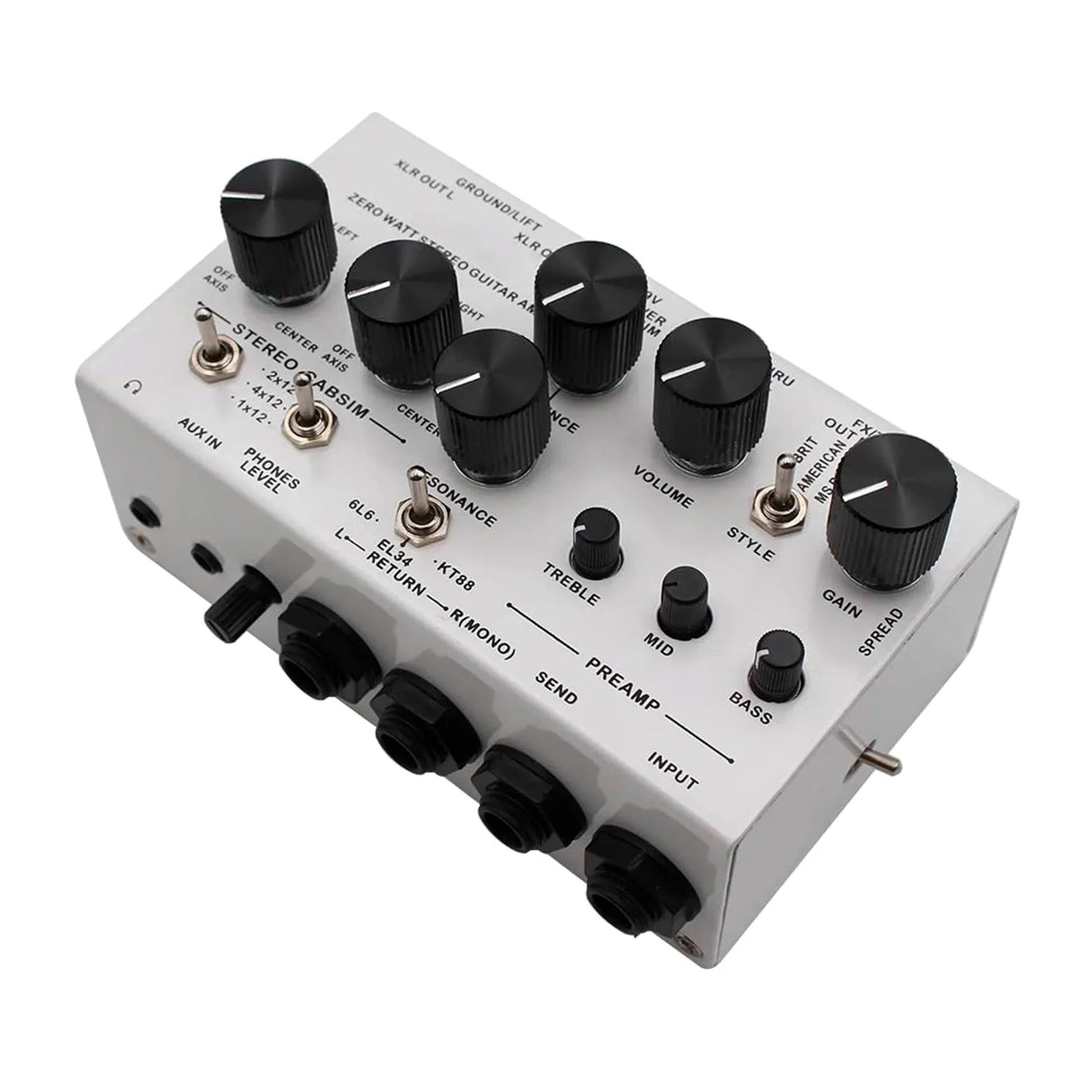 Standardowy Pedał Efektowy Do Gitary Wzmacniacz Efektów Gitarowych Symulator Kolumny Stereo