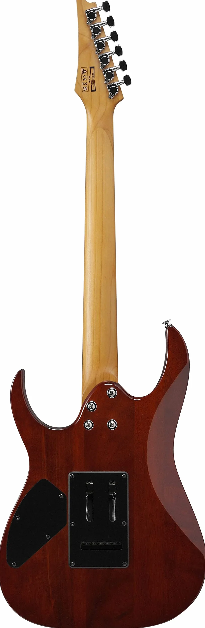 Ibanez Gio GRG220PA1-BKB Transparent Brown Black Burst - Gitara elektryczna