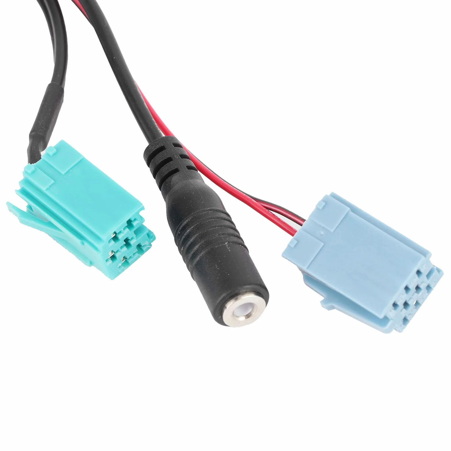 6Pin Kabel Audio Bluetooth Samochodowe Stereo AUX-IN Adapter Kabel Audio Bluetooth DC12V z Mikrofonem do Espace