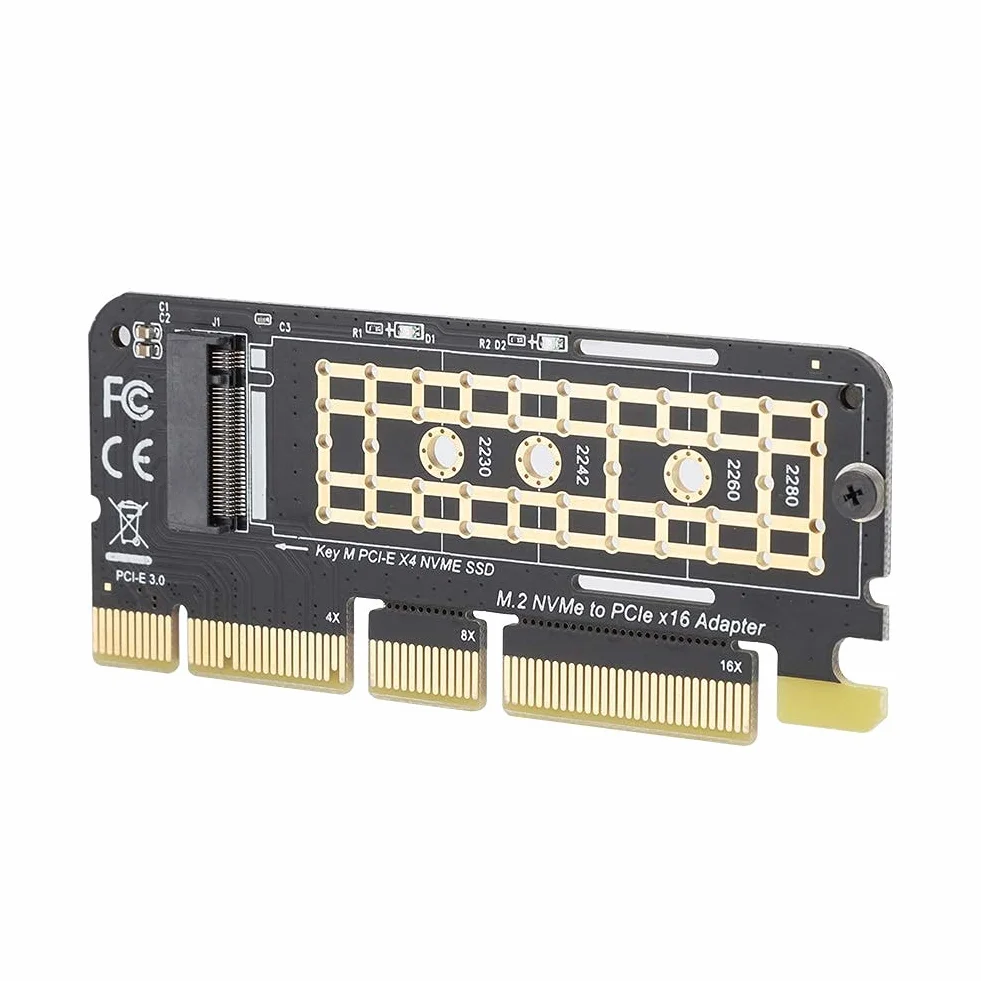 M.2 NGFF SSD do PCI-E 3.0 X16 High Speed SSD Adapter do dysku twardego dysk twardy M klucz interfejs karty do domu/biura/odtwarzacza gier