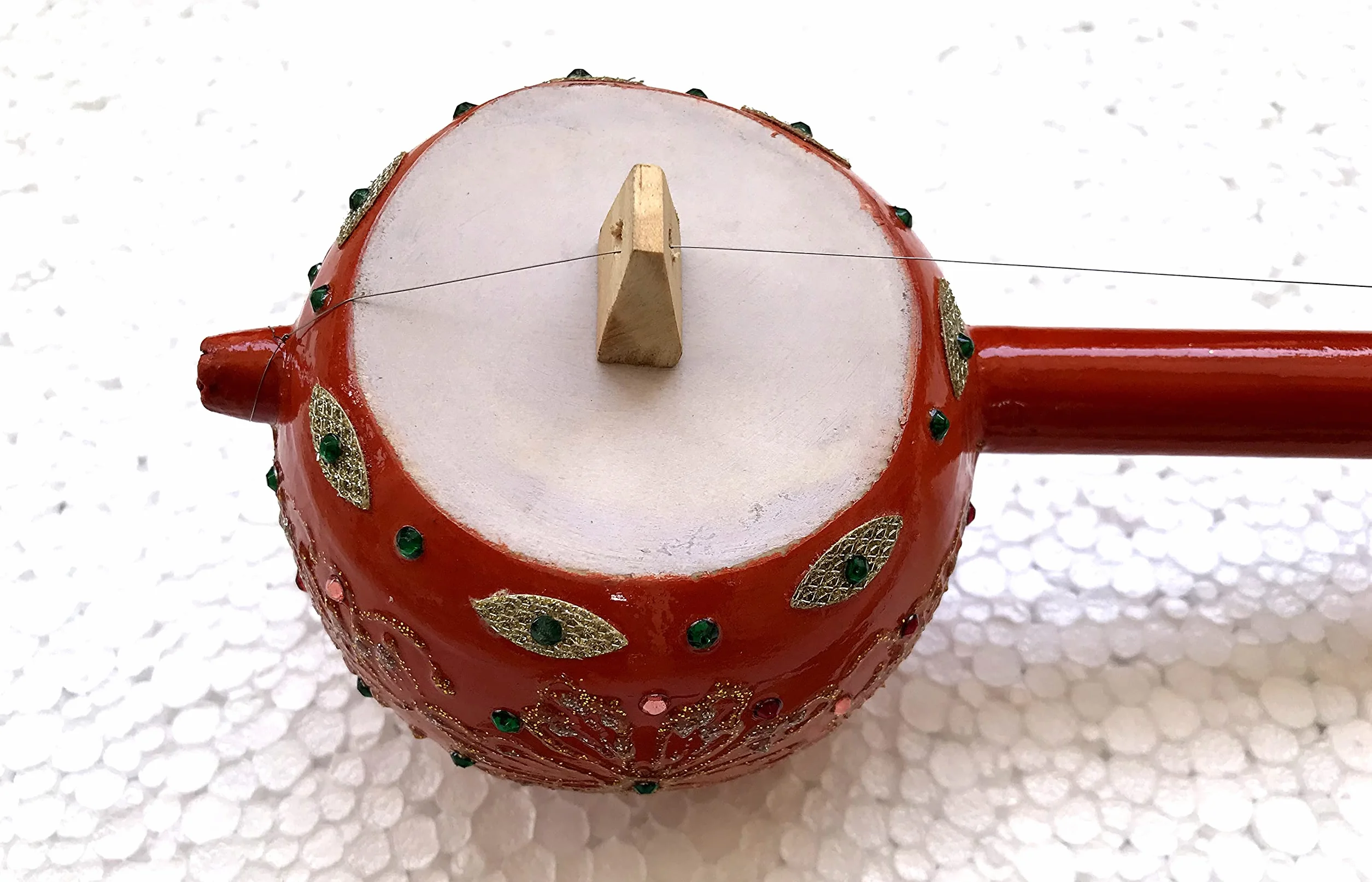 Tumbi One Struny drewniany instrument ludowy Punjab Ek Tara, 1 sztuka