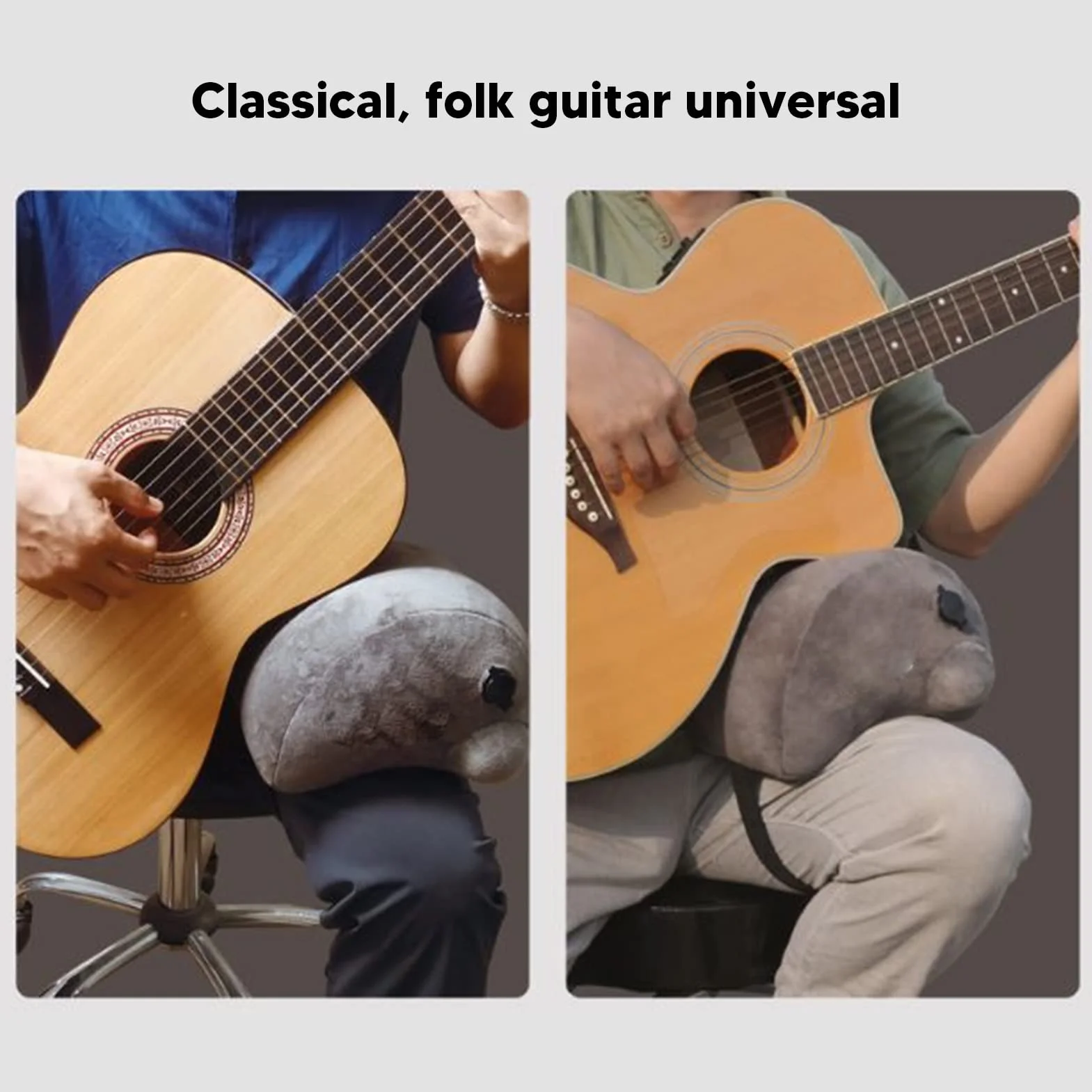 Poduszka Gitarowa, Nadmuchiwana Poduszka do Gitary Klasycznej Gitara Miękka Podkładka na Nogi do Klasycznej Gitary Akustycznej