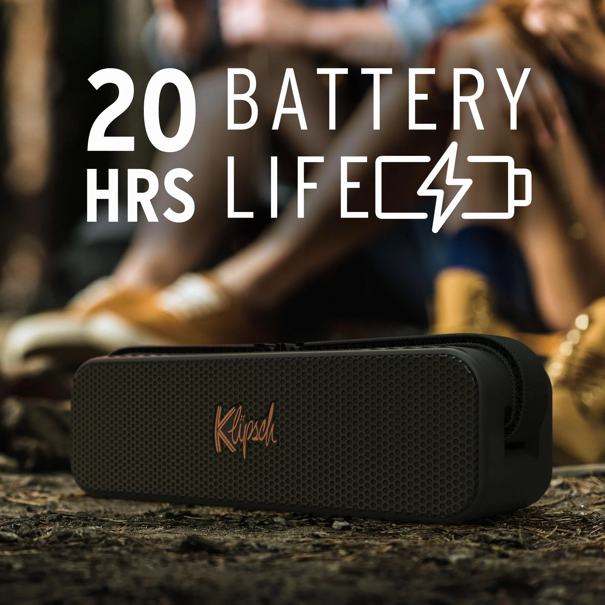 Klipsch Detroit, przenośny głośnik bluetooth, czarny